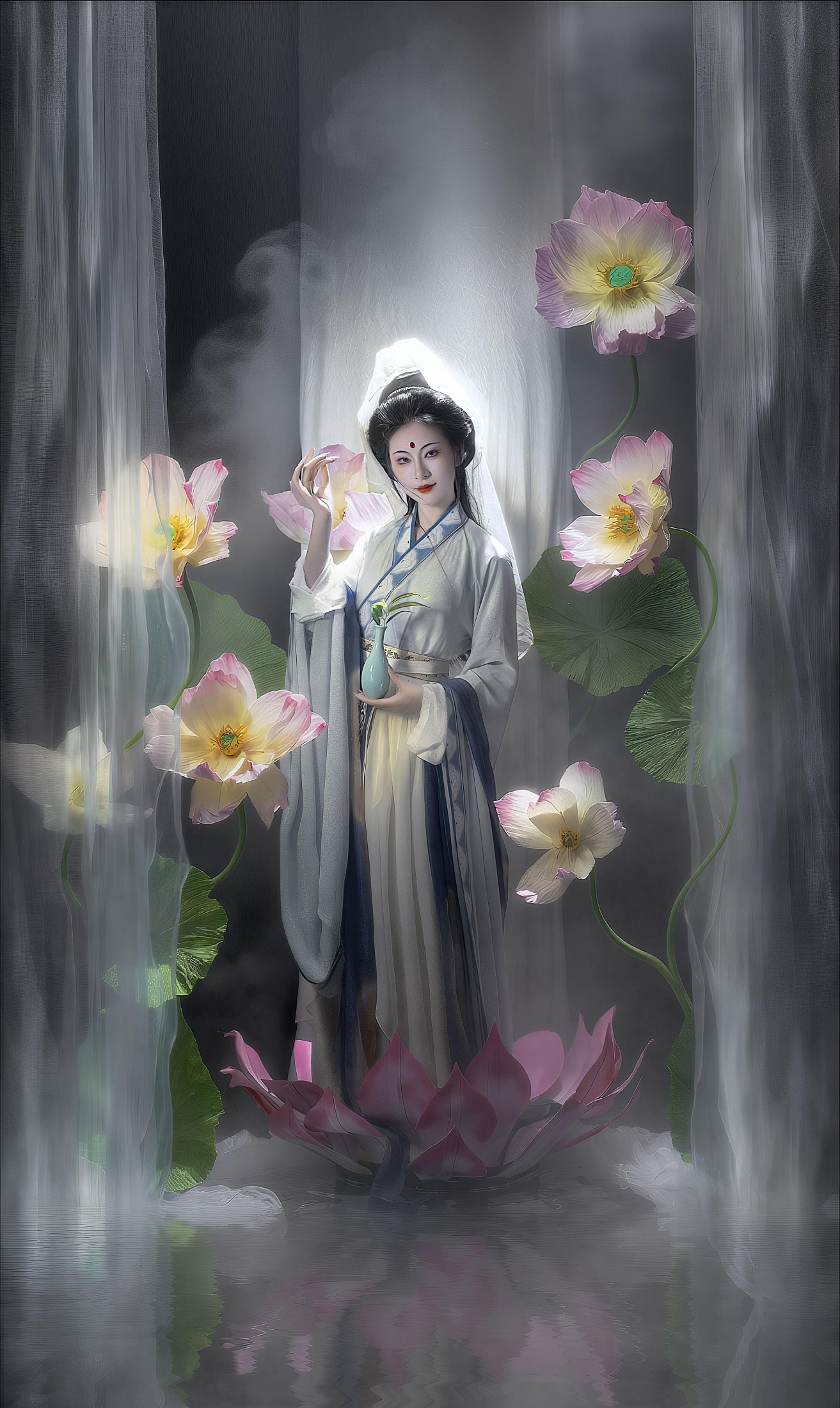 图片[2] - 《一瓣清荷，半卷禅诗》[9P] - 机器猫次元 - 机器猫次元