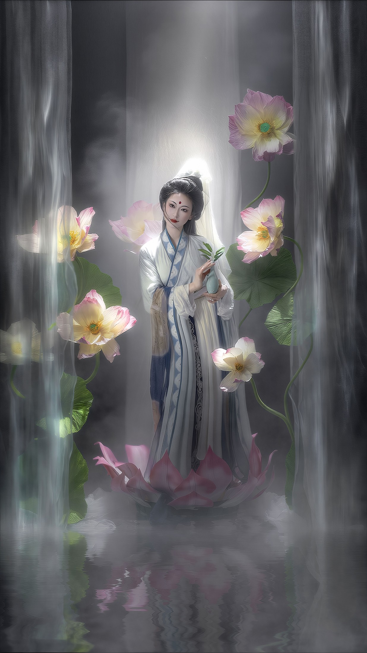 图片[3] - 《一瓣清荷，半卷禅诗》[9P] - 机器猫次元 - 机器猫次元