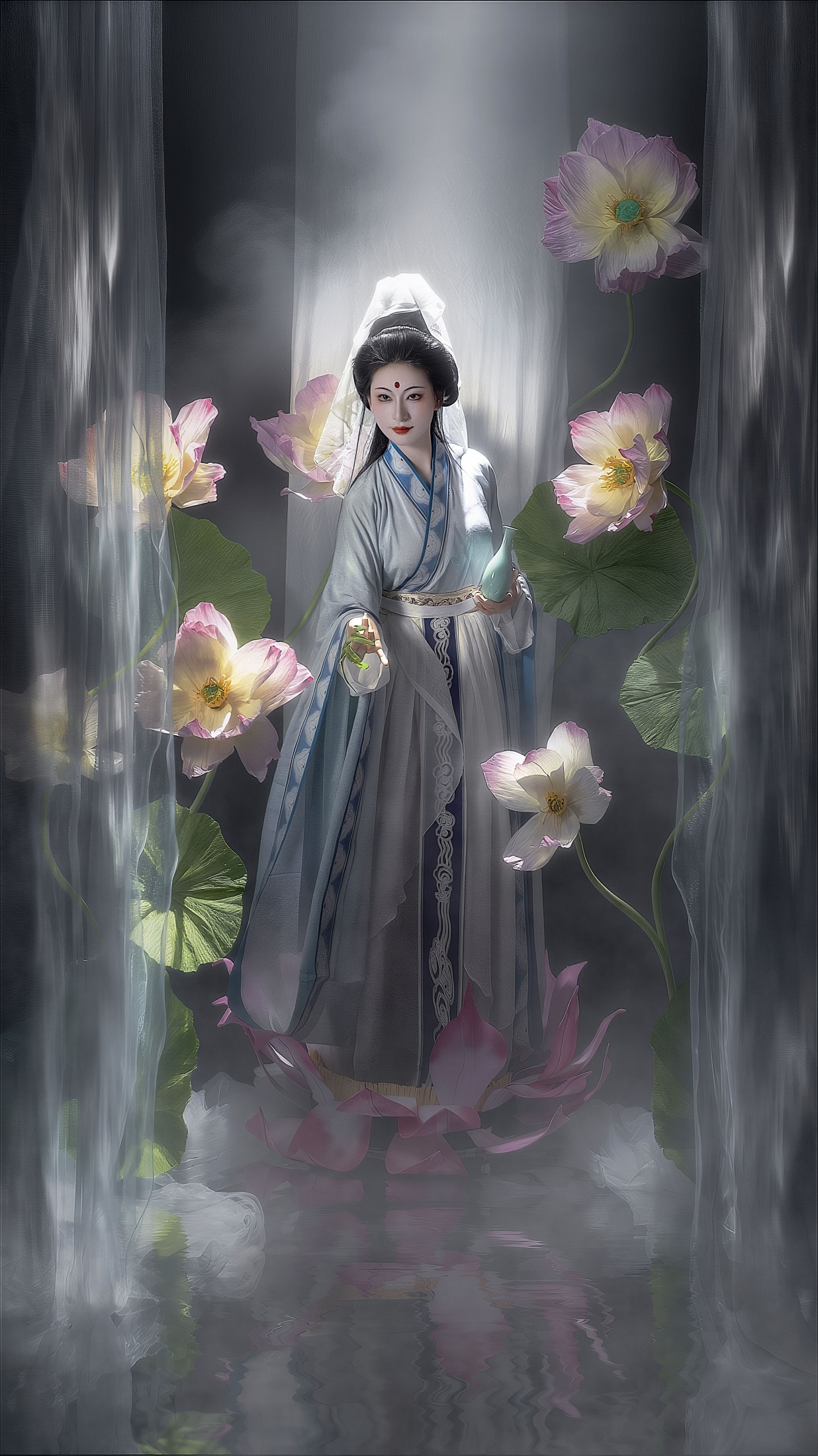 图片[1] - 《一瓣清荷，半卷禅诗》[9P] - 机器猫次元 - 机器猫次元