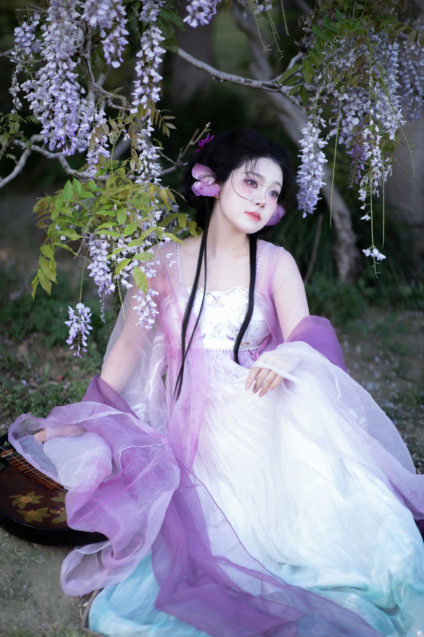 图片[1] - 绒绒栗栗 - 《紫藤挂云木》[9P] - 机器猫次元 - 机器猫次元
