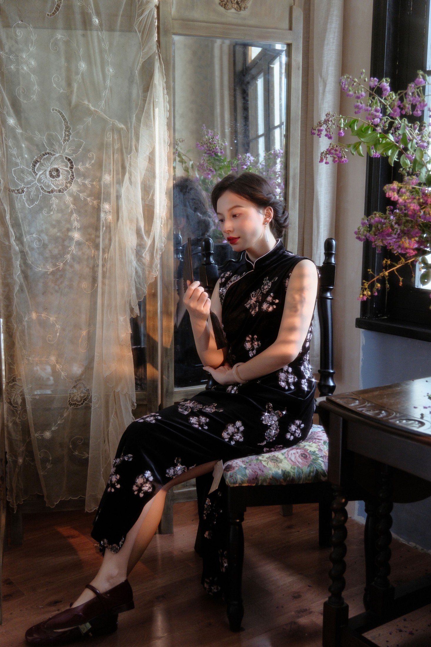 图片[2] - 春山 - 《紫薇轻绽，一抹嫣红入画》[11P] - 机器猫次元 - 机器猫次元