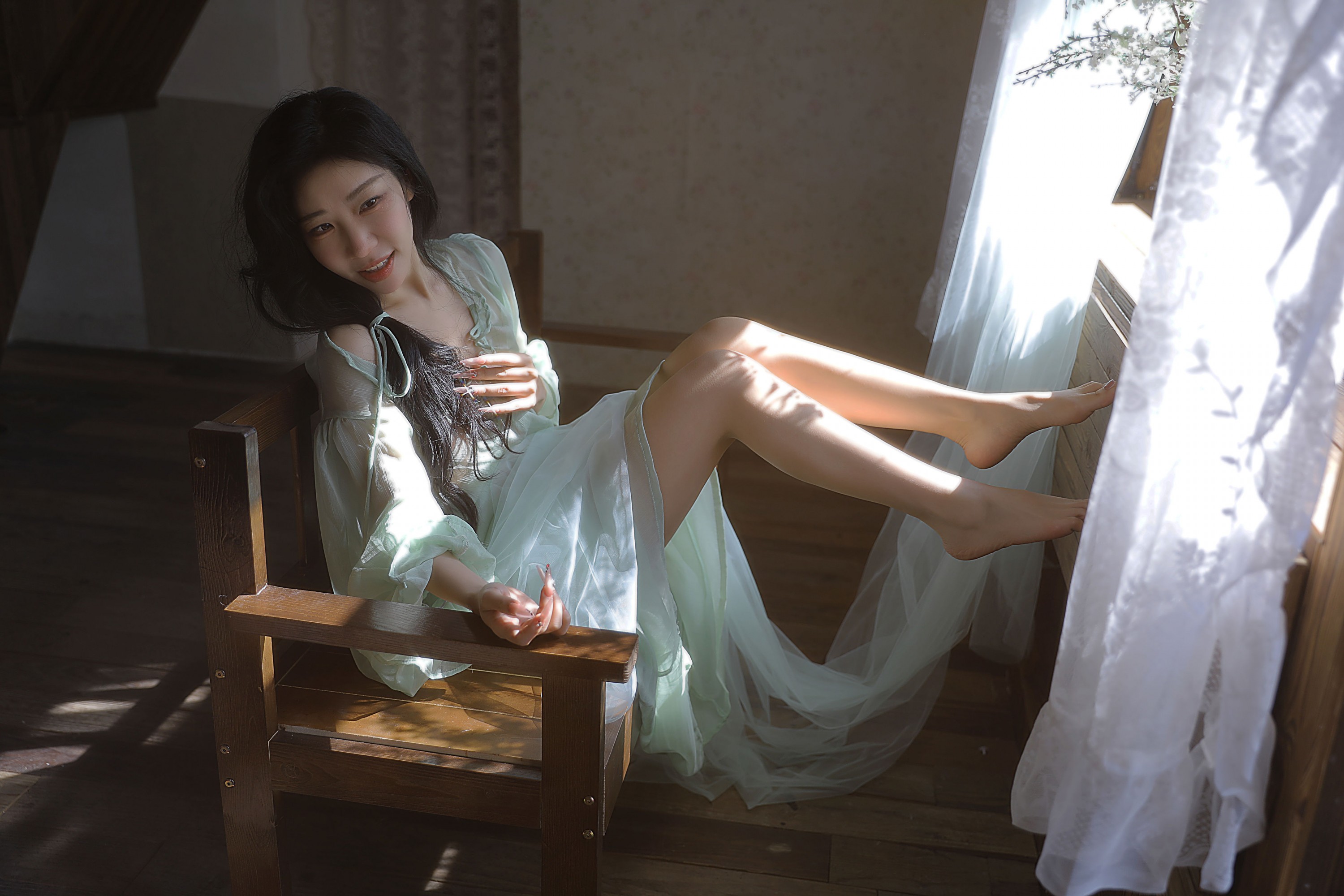 图片[2] - 野生模特园子 - 《绿影》[20P] - 机器猫次元 - 机器猫次元