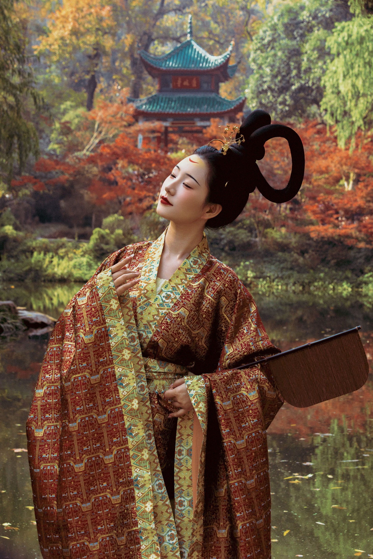 图片[2] - 芊苓 - 《秋游爱晚亭》[36P] - 机器猫次元 - 机器猫次元
