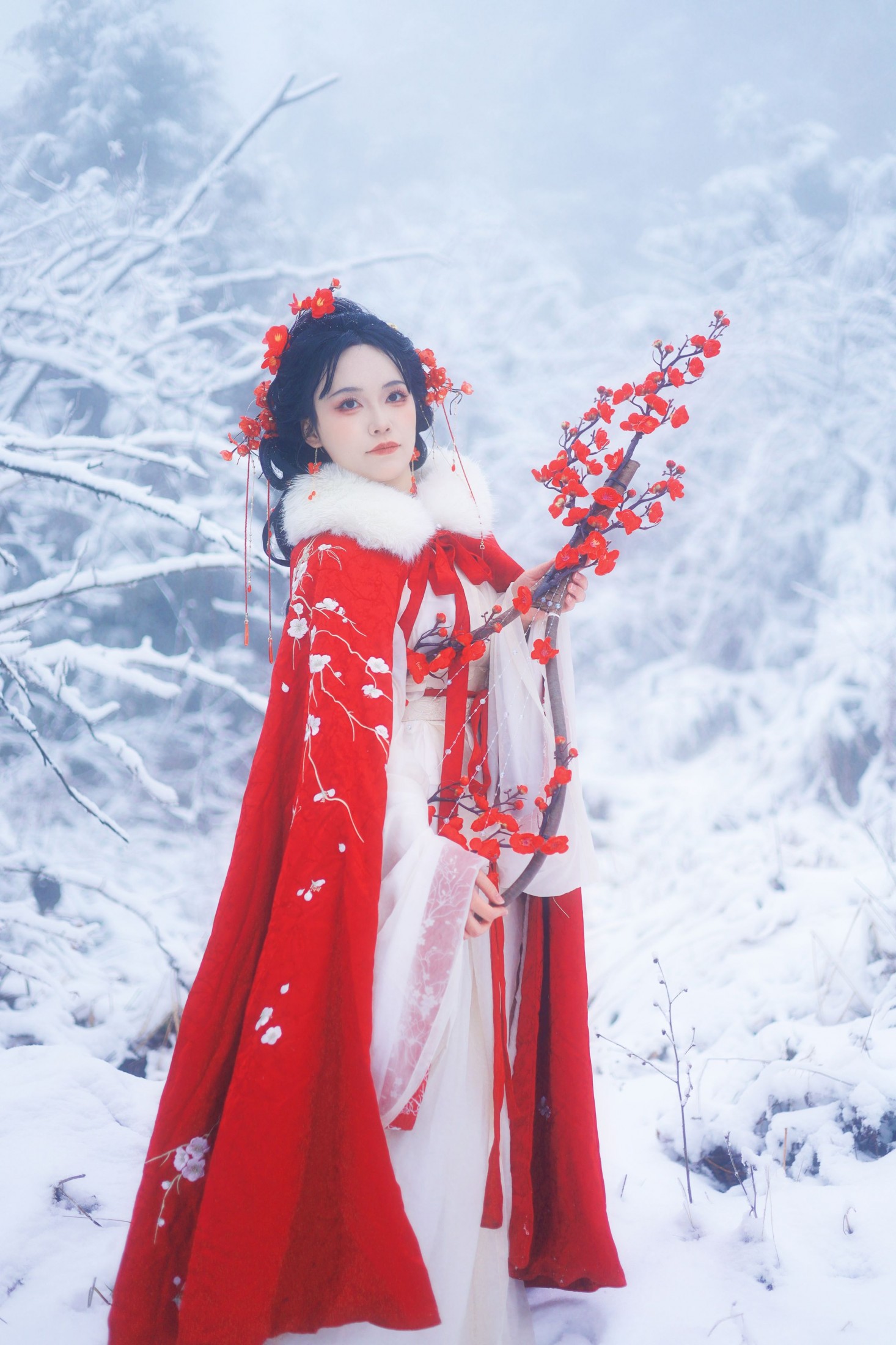图片[1] - 《踏雪寻梅》[10P] - 机器猫次元 - 机器猫次元