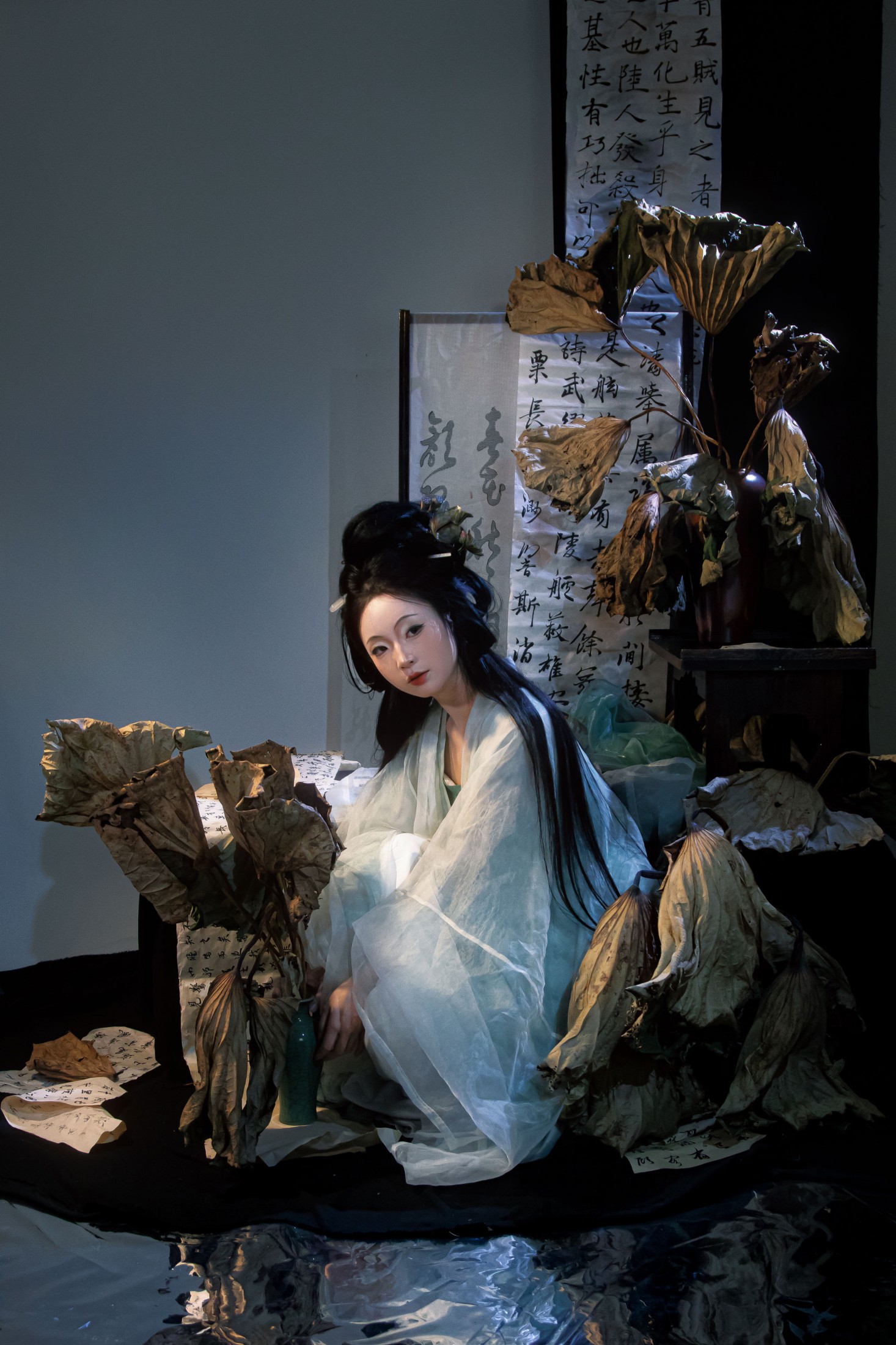 图片[8] - 蔸小黄鸡 - 《留得残荷听雨声》[10P] - 机器猫次元 - 机器猫次元