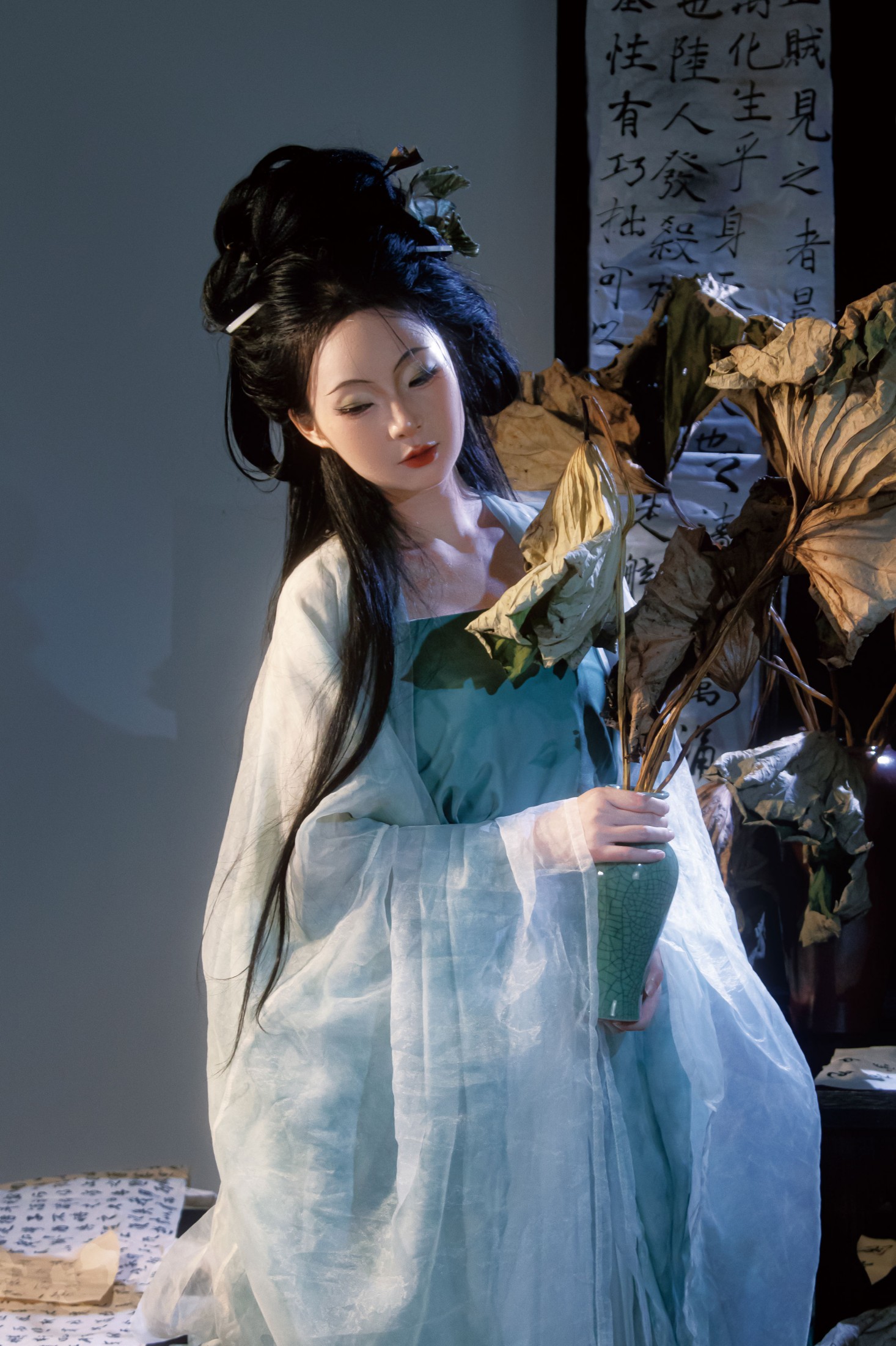 图片[7] - 蔸小黄鸡 - 《留得残荷听雨声》[10P] - 机器猫次元 - 机器猫次元