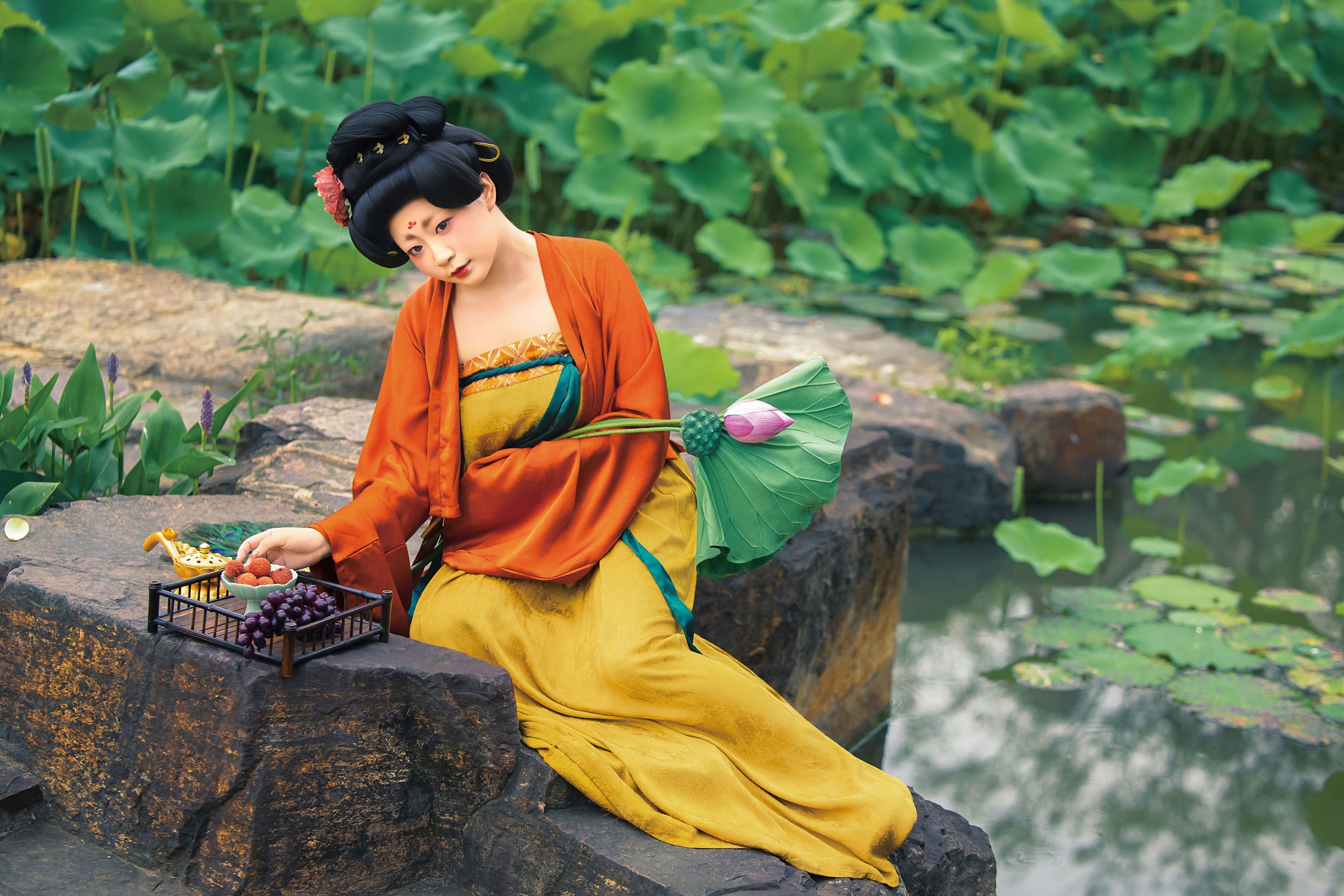 图片[1] - 祈年年 - 《夏日荷》[11P] - 机器猫次元 - 机器猫次元
