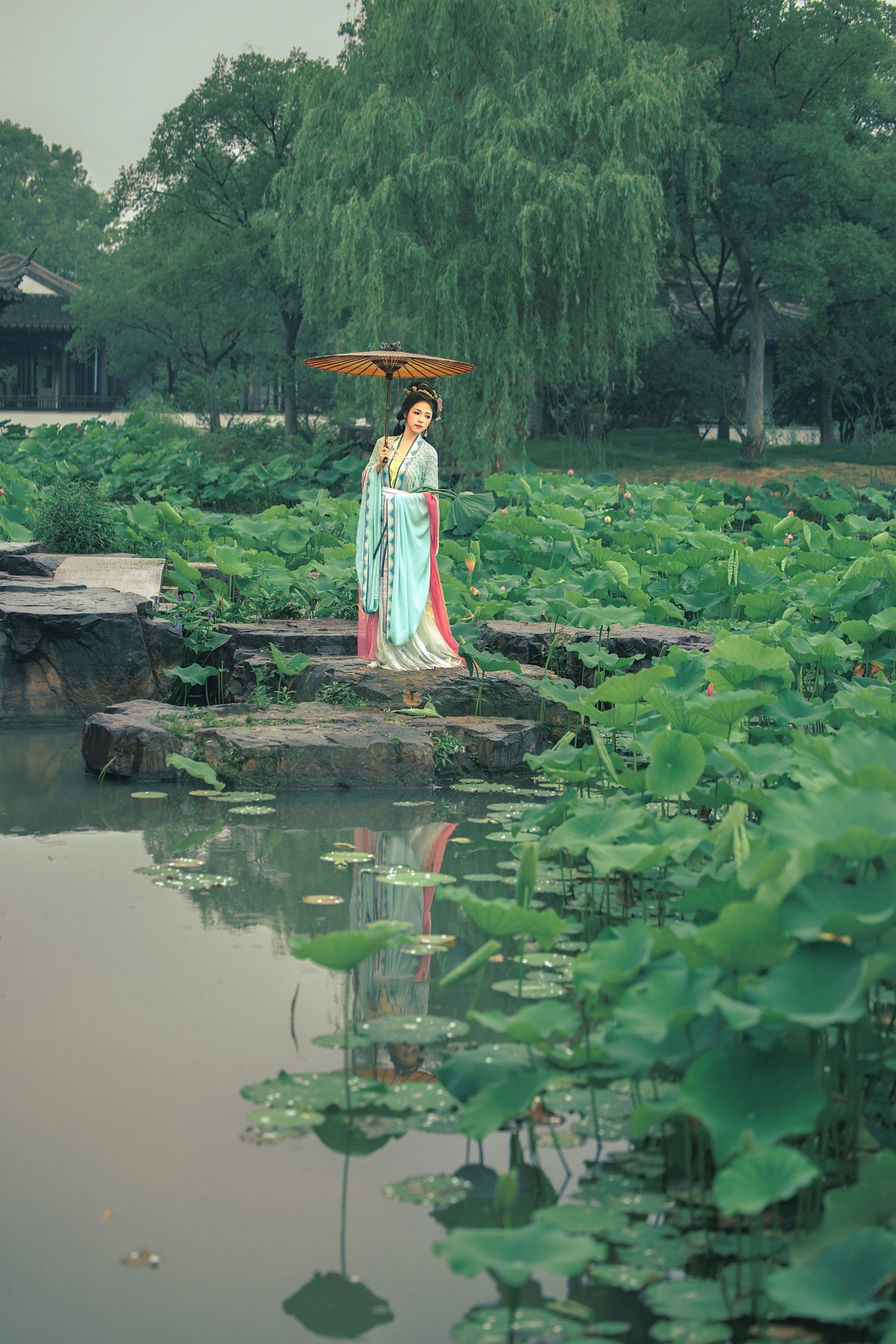 图片[4] - 顾小满 - 《复原仕女图｜荷》[20P] - 机器猫次元 - 机器猫次元