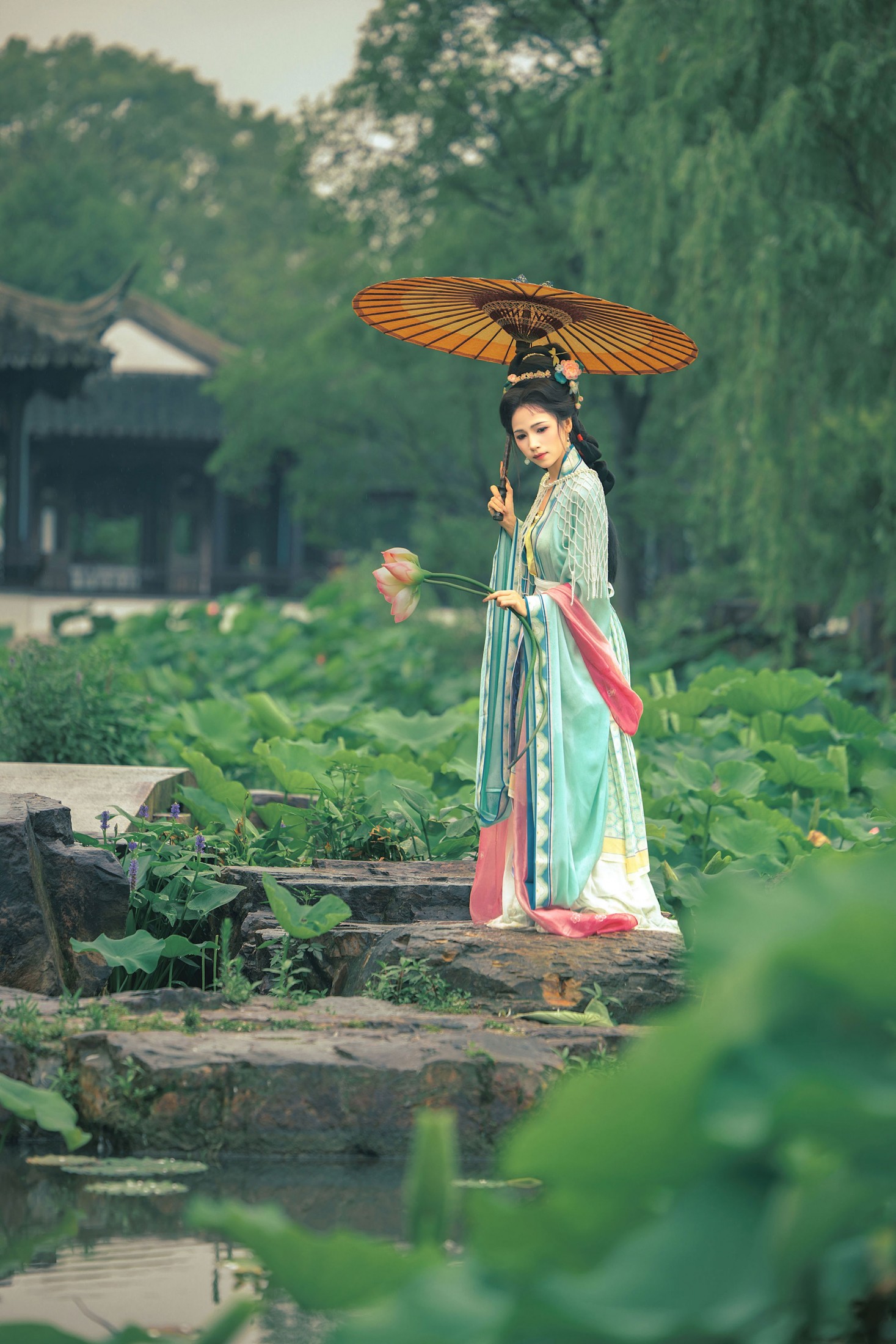 图片[5] - 顾小满 - 《复原仕女图｜荷》[20P] - 机器猫次元 - 机器猫次元