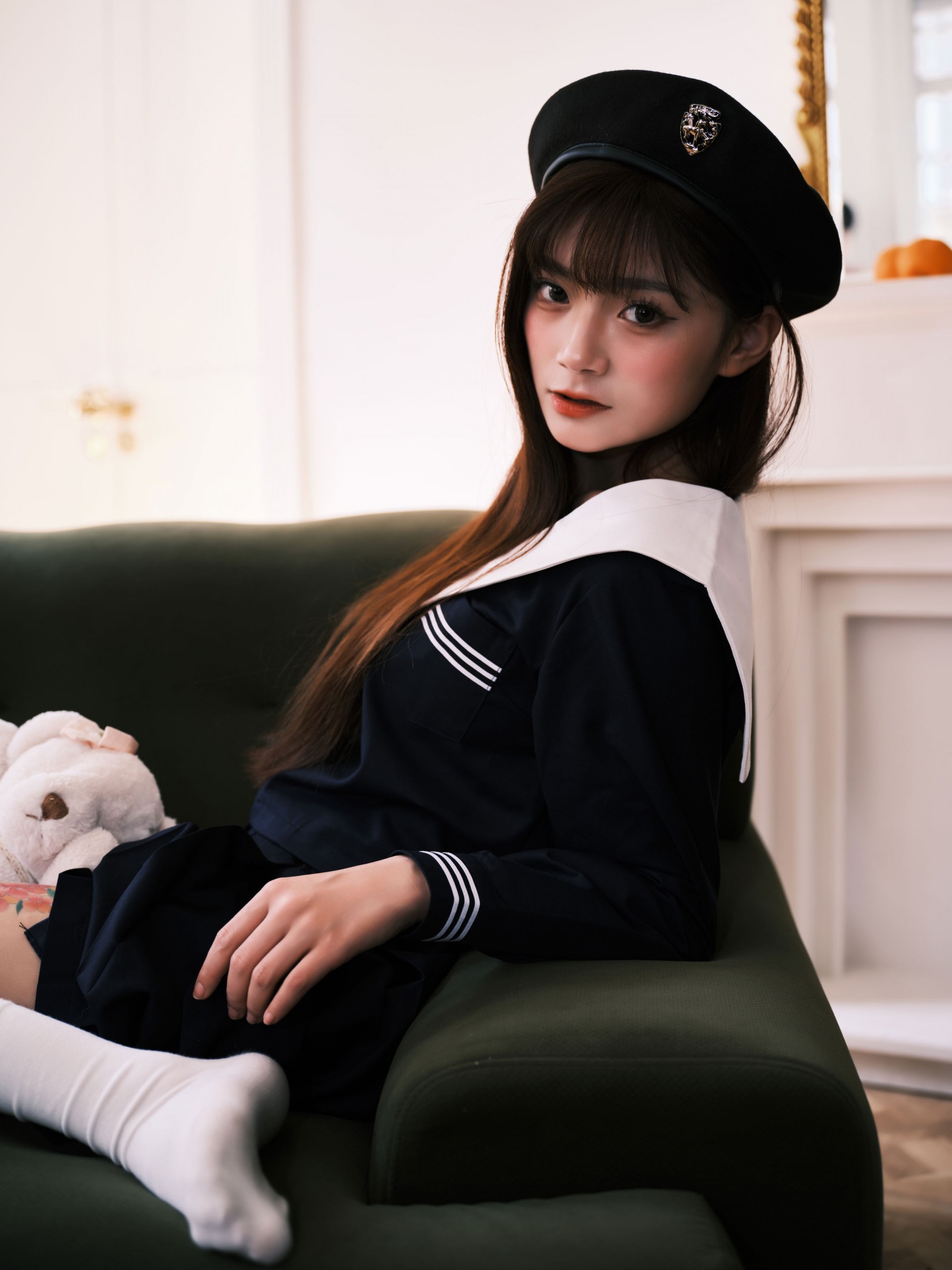 图片[4] - 小山早见 - 《水手服少女与小熊娃娃的午后》[20P] - 机器猫次元 - 机器猫次元