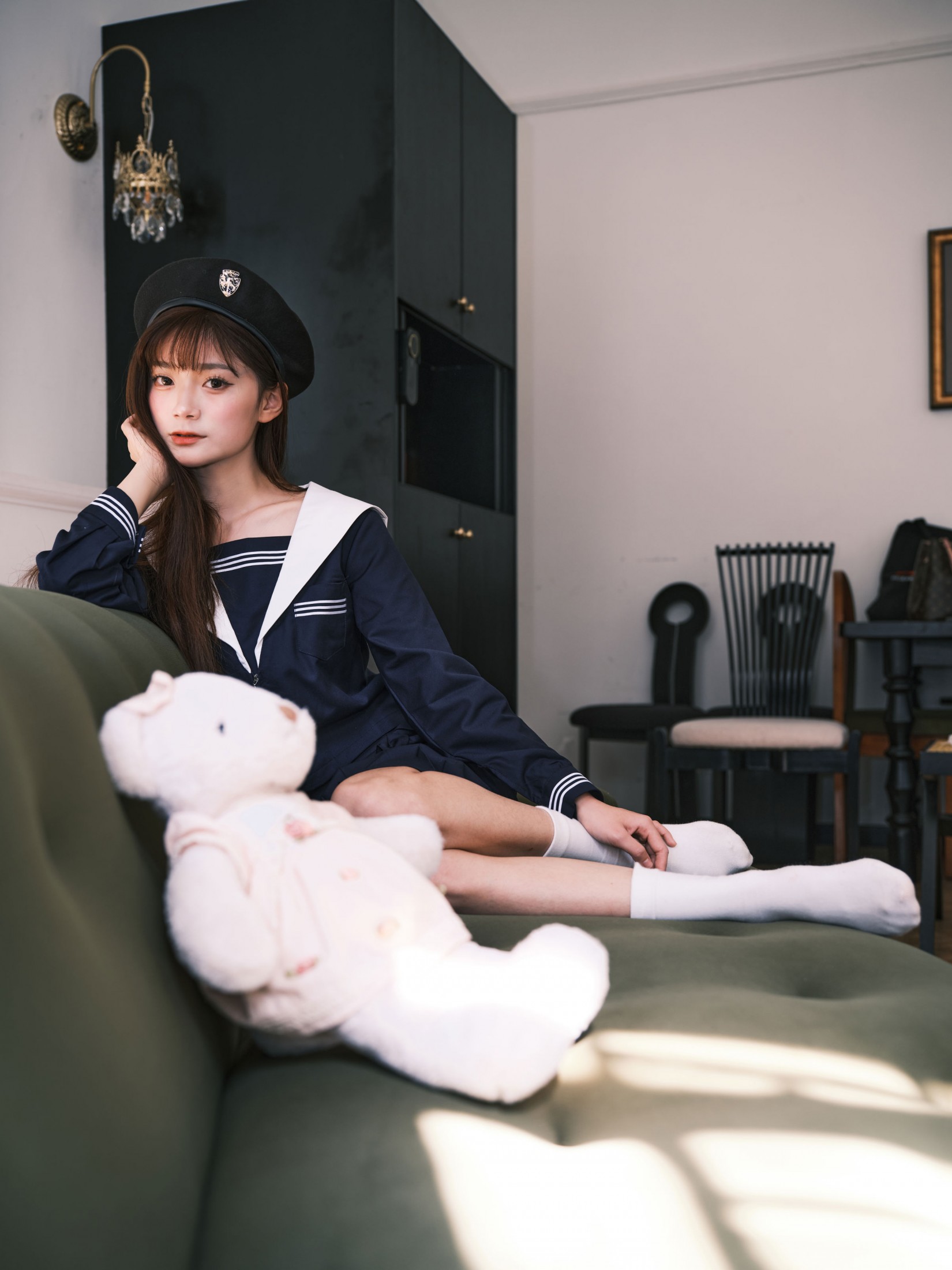 图片[1] - 小山早见 - 《水手服少女与小熊娃娃的午后》[20P] - 机器猫次元 - 机器猫次元