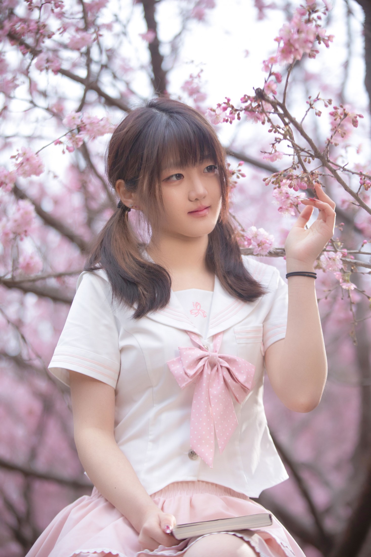 图片[5] - 西西 - 《樱花与少女》[10P] - 机器猫次元 - 机器猫次元