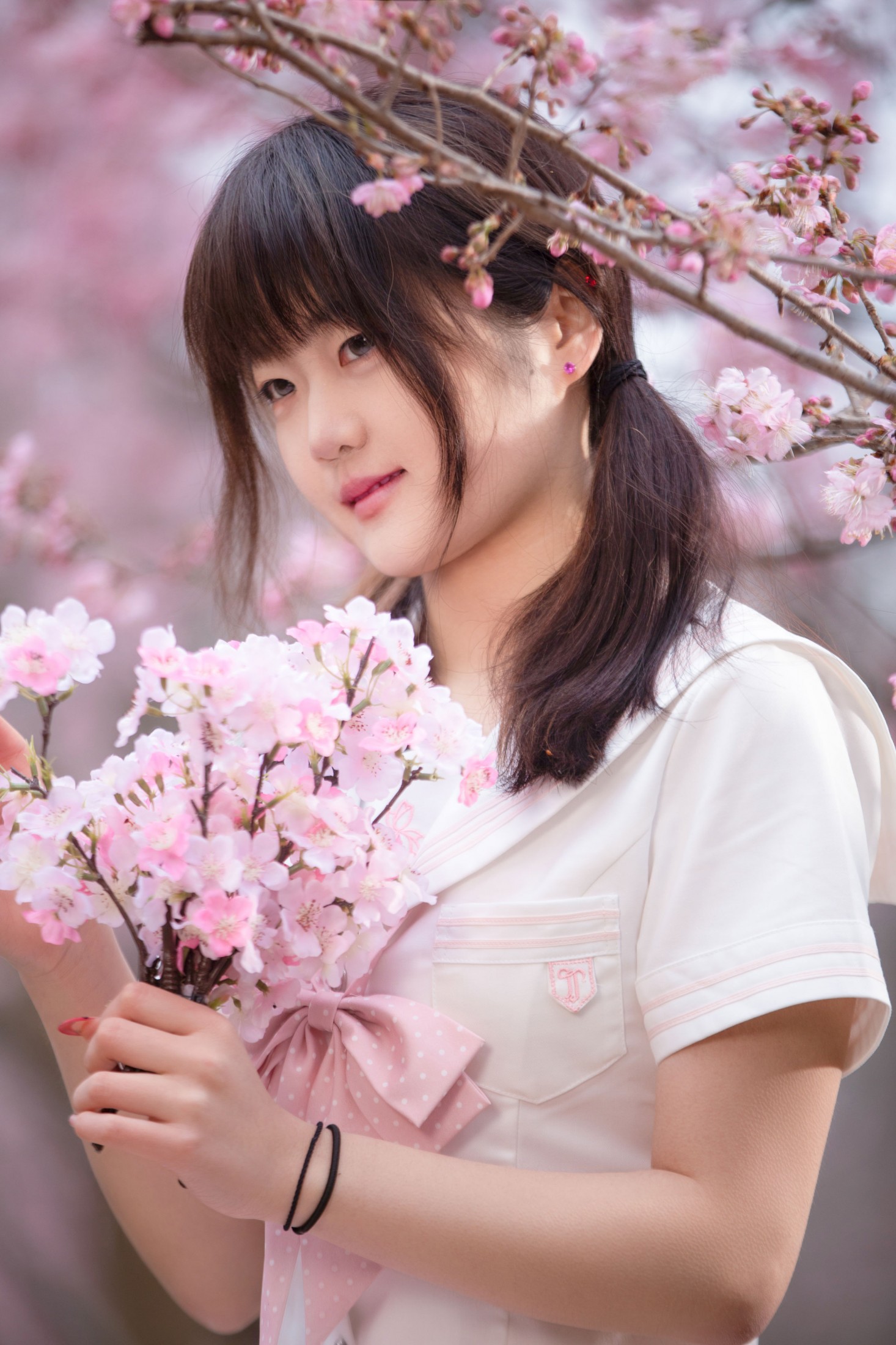 图片[8] - 西西 - 《樱花与少女》[10P] - 机器猫次元 - 机器猫次元