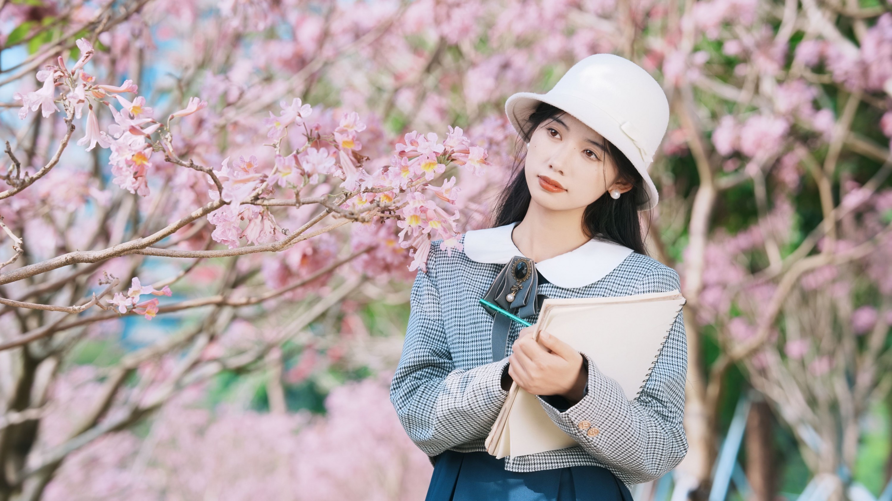 图片[3] - 欧阳明慧 - 《春天的粉色浪漫》[21P] - 机器猫次元 - 机器猫次元