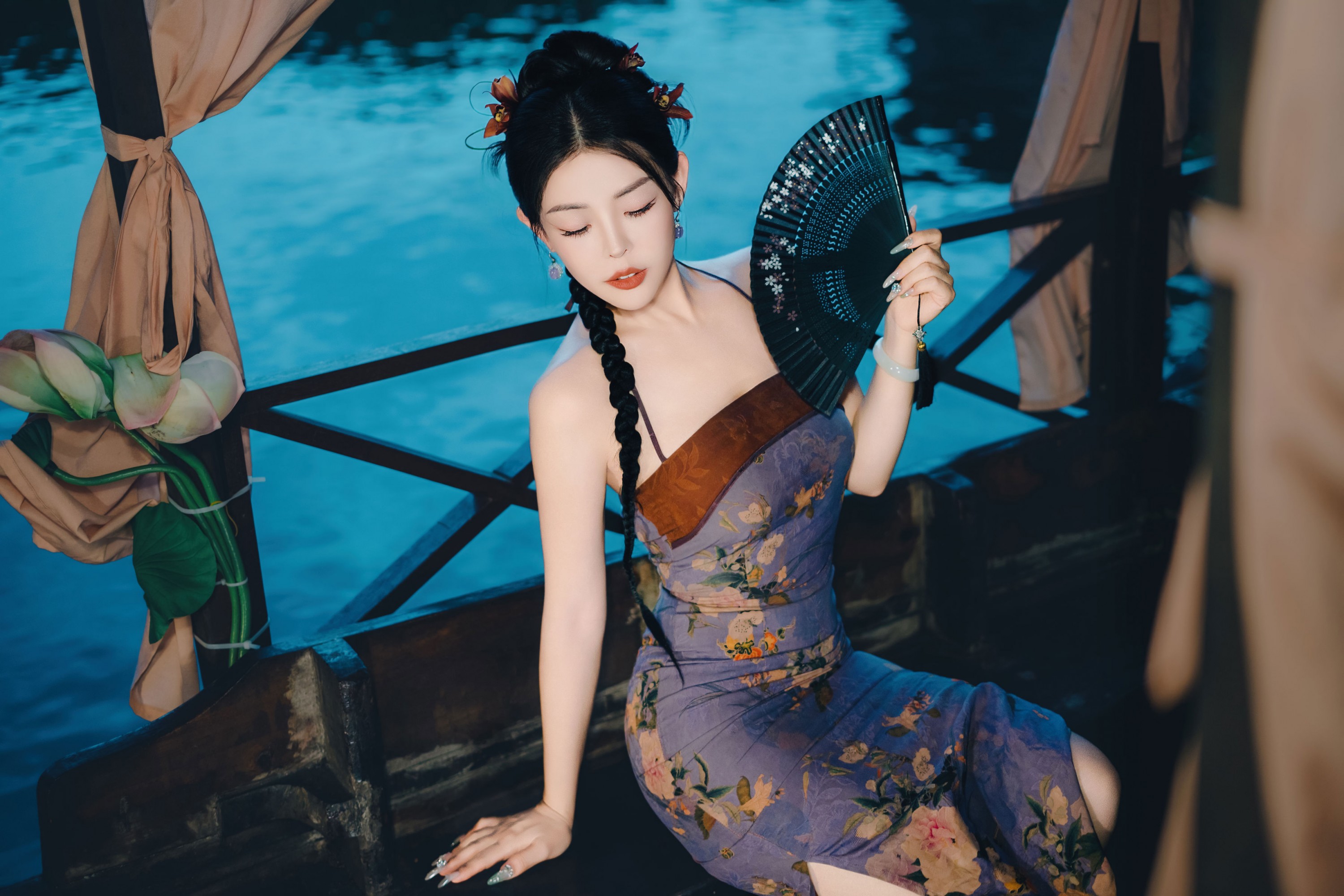 图片[1] - 米妮爱美丽 - 《东风韵，旗袍美女》[24P] - 机器猫次元 - 机器猫次元
