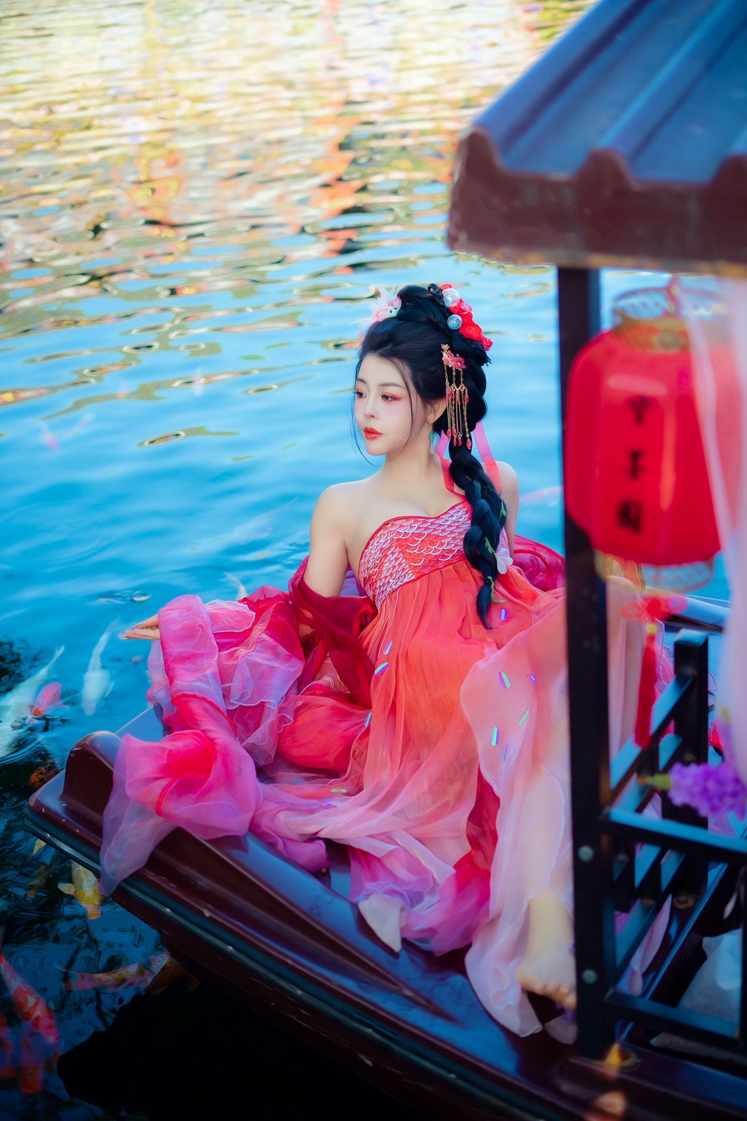 图片[8] - 米妮爱美丽 - 《锦鲤汉服美女》[28P] - 机器猫次元 - 机器猫次元