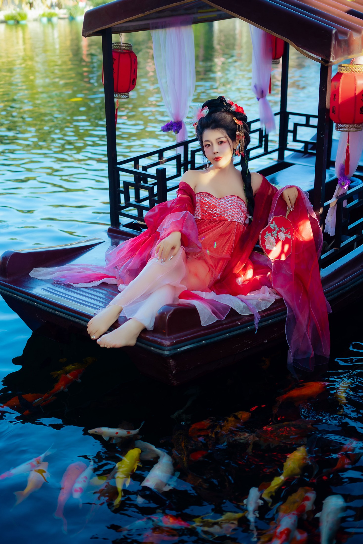 图片[5] - 米妮爱美丽 - 《锦鲤汉服美女》[28P] - 机器猫次元 - 机器猫次元
