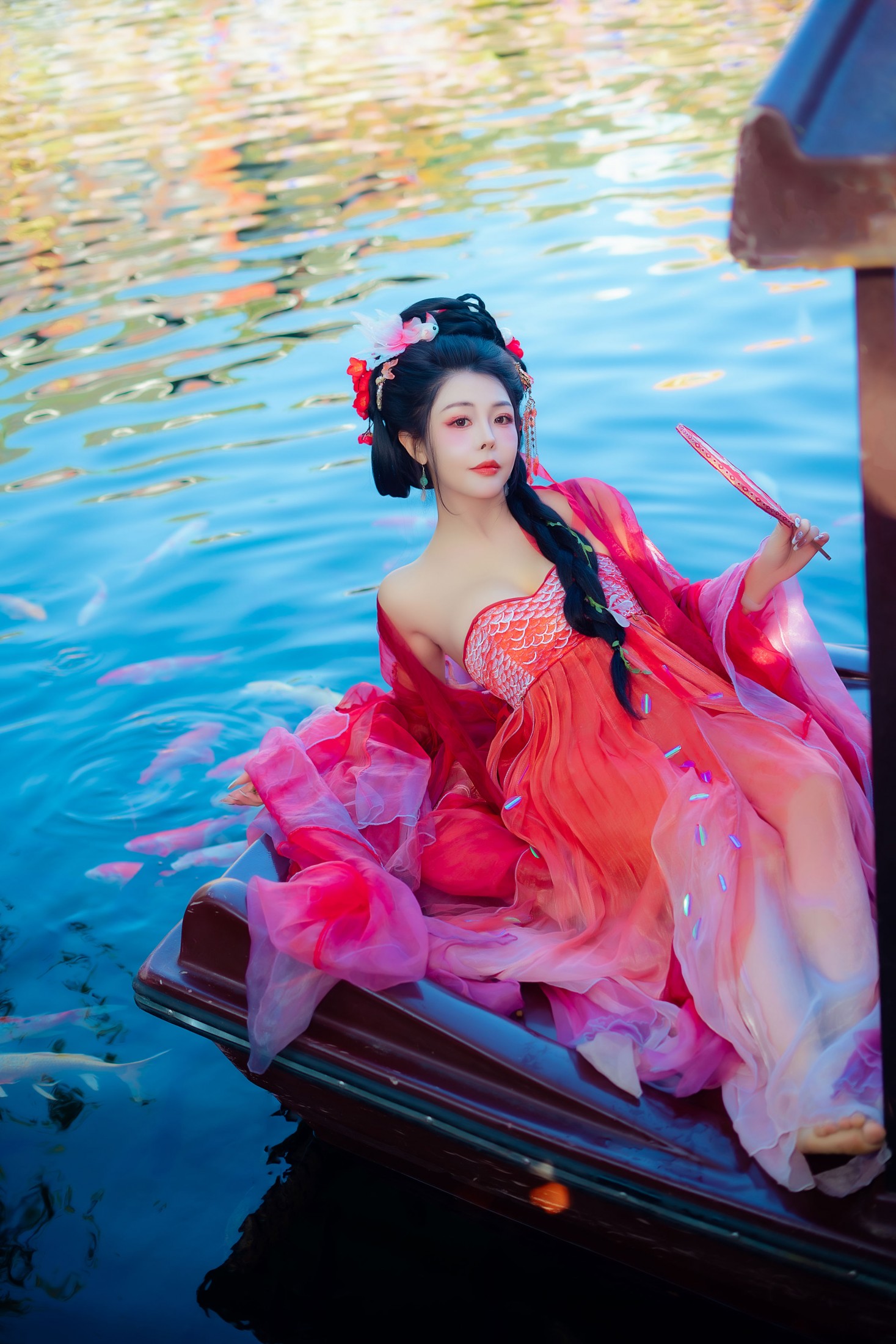 图片[7] - 米妮爱美丽 - 《锦鲤汉服美女》[28P] - 机器猫次元 - 机器猫次元