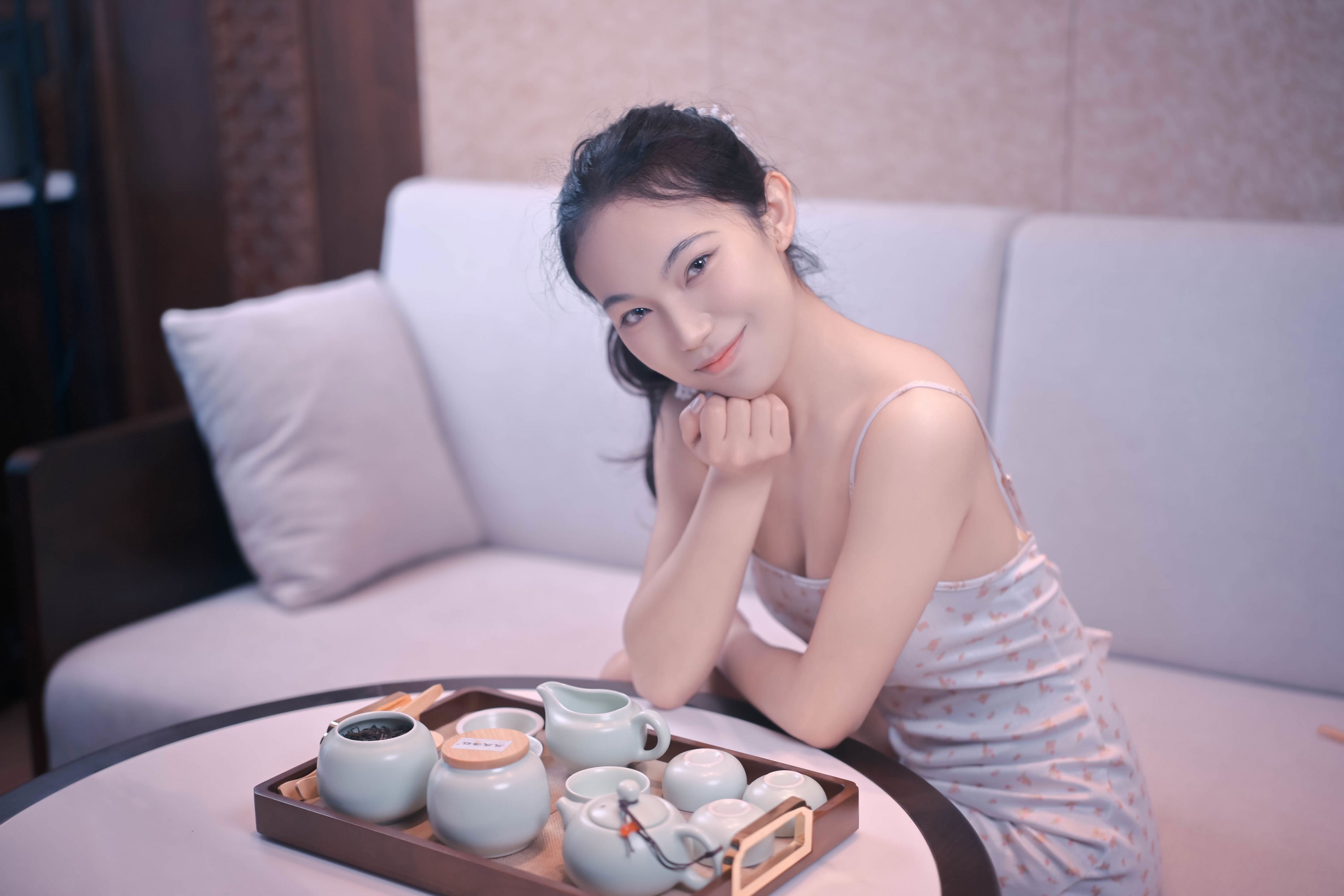 图片[1] - auremoonmt - 《茶烟未起，先闻清芬》[46P] - 机器猫次元 - 机器猫次元