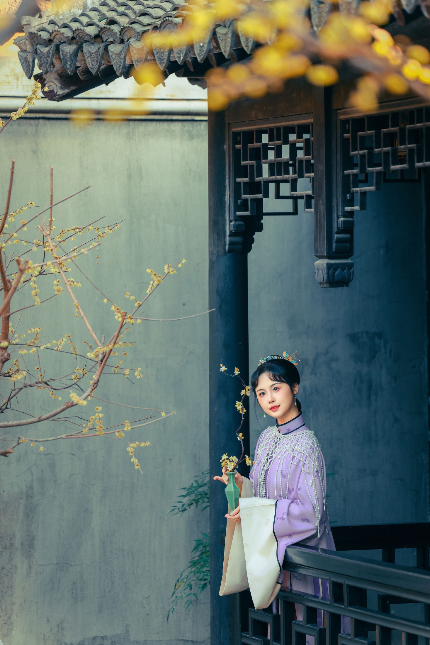 图片[1] - 橘芙芙 - 《清｜蜡梅》[16P] - 机器猫次元 - 机器猫次元