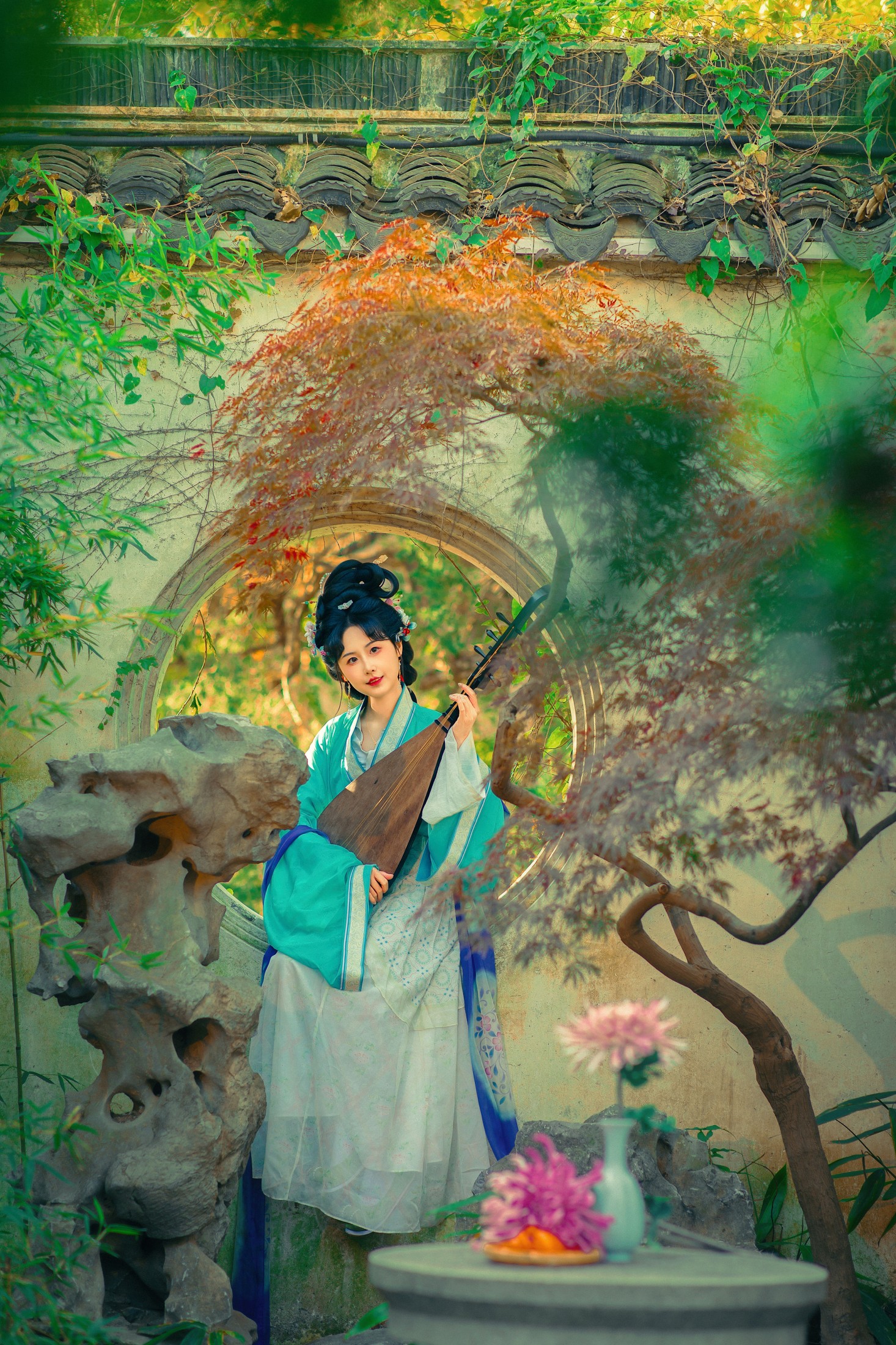 图片[1] - 橘芙芙 - 《园林里的宋仕女》[26P] - 机器猫次元 - 机器猫次元