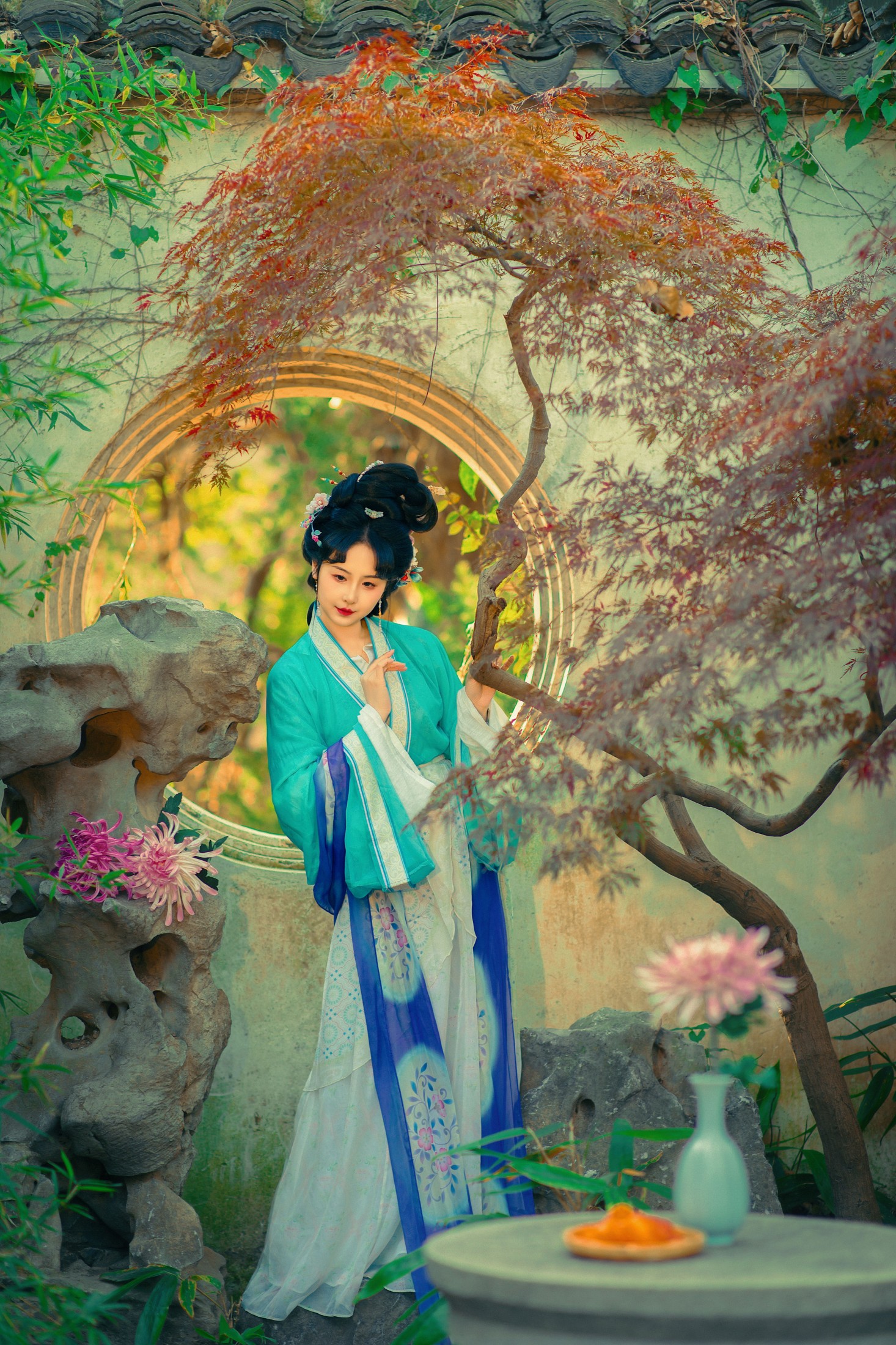 图片[4] - 橘芙芙 - 《园林里的宋仕女》[26P] - 机器猫次元 - 机器猫次元