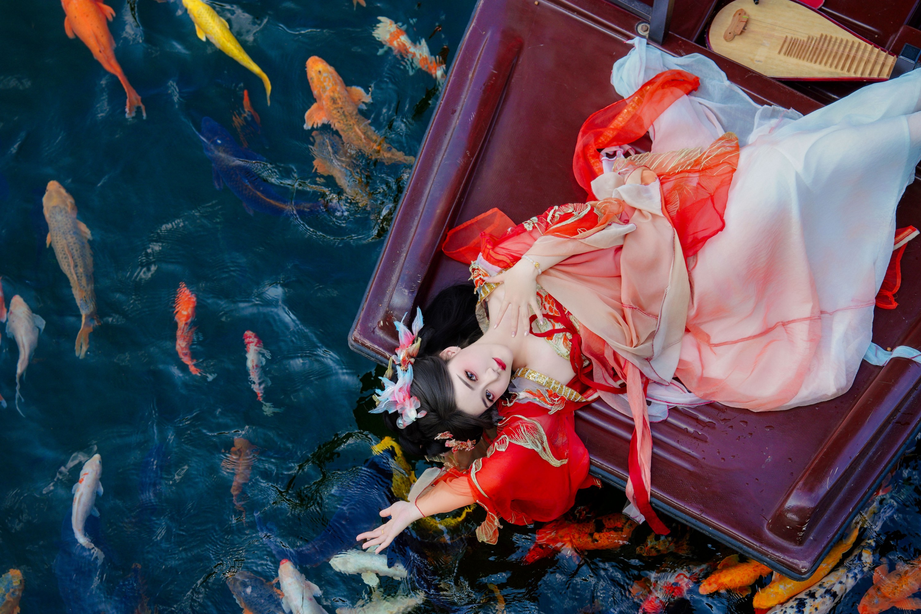 图片[8] - KE - 《锦鲤汉服人像写真》[14P] - 机器猫次元 - 机器猫次元