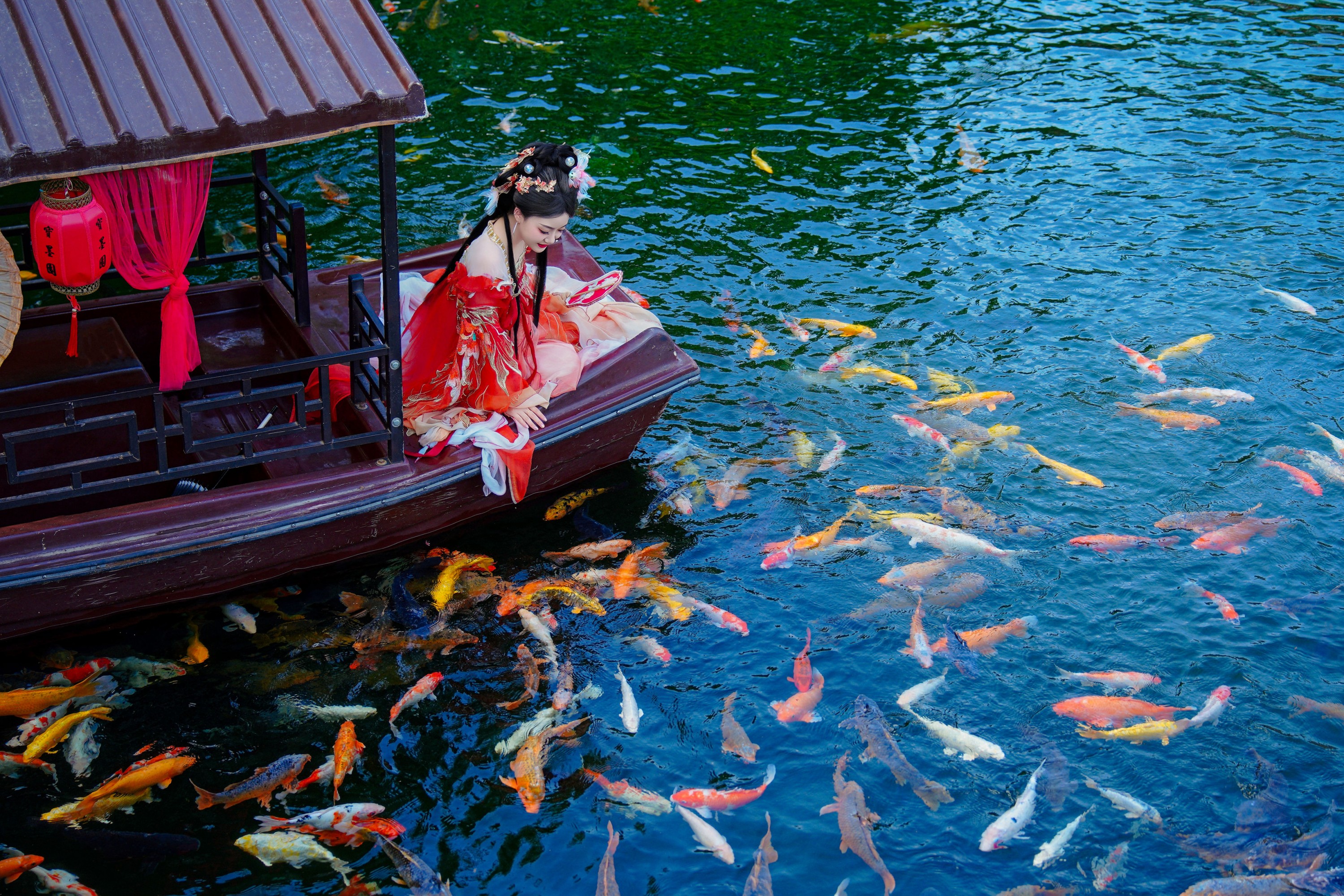 图片[1] - KE - 《锦鲤汉服人像写真》[14P] - 机器猫次元 - 机器猫次元