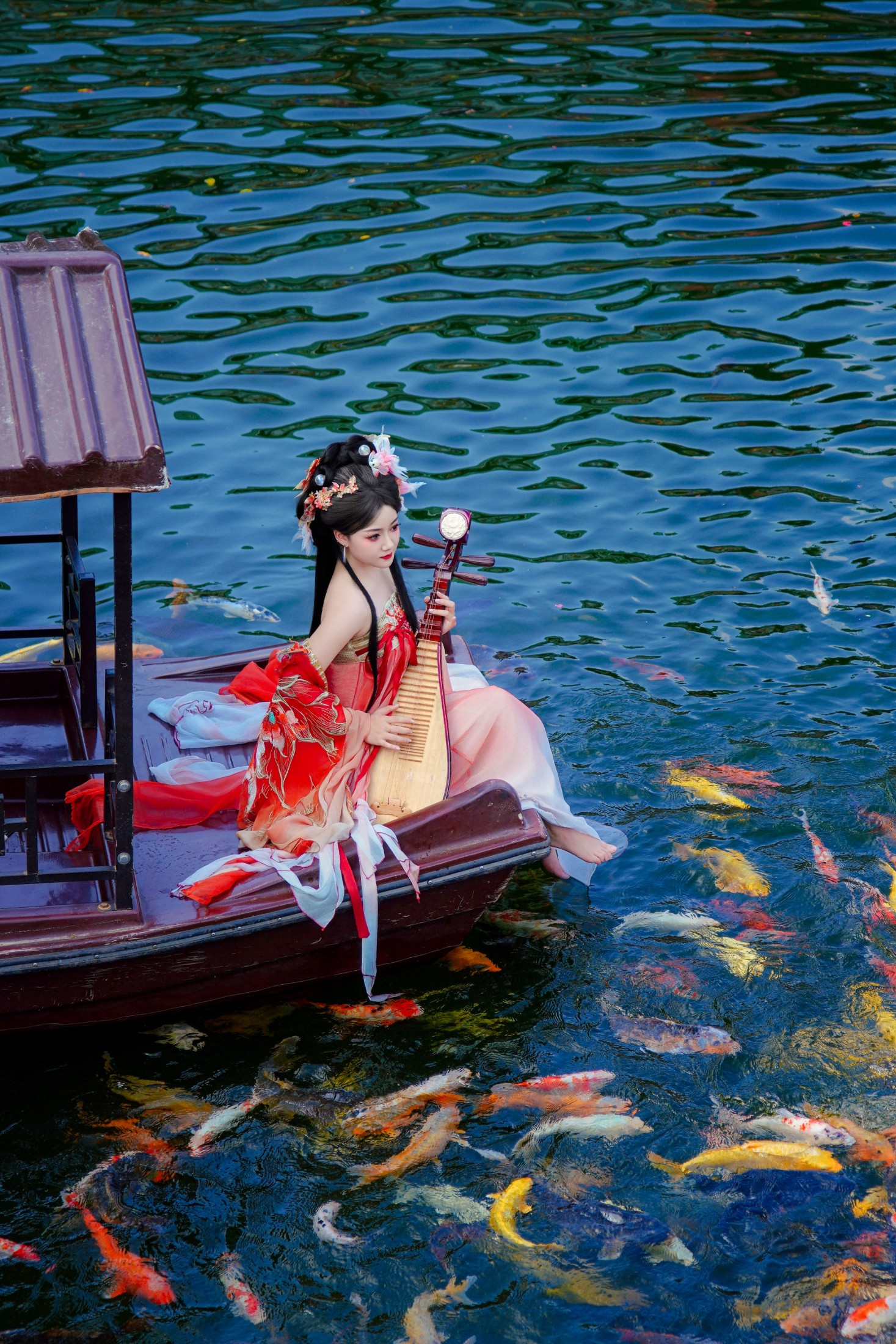 图片[4] - KE - 《锦鲤汉服人像写真》[14P] - 机器猫次元 - 机器猫次元