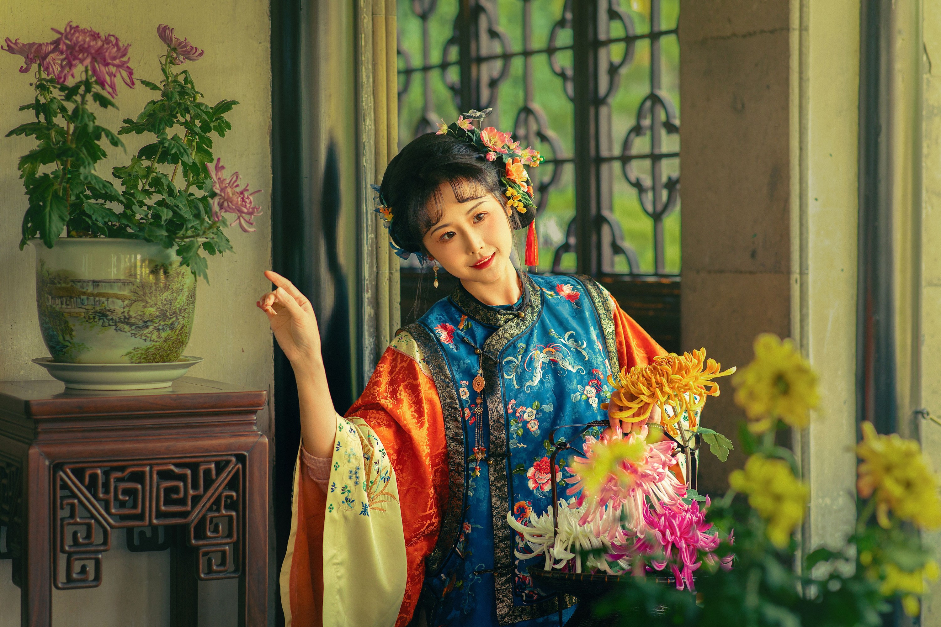 图片[4] - 橘芙芙 - 《清代汉女和秋天》[27P] - 机器猫次元 - 机器猫次元