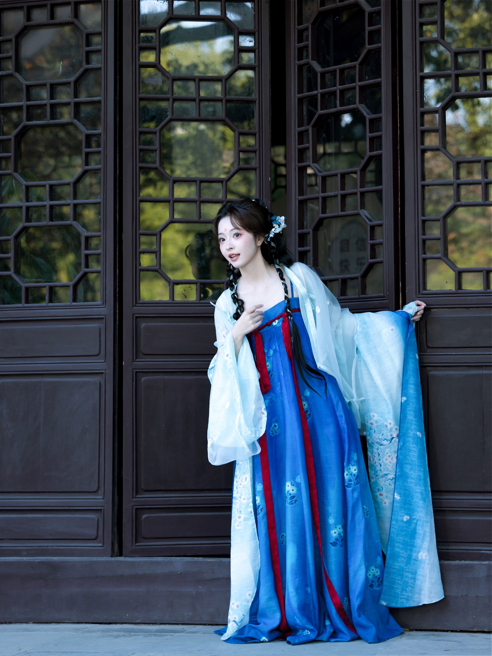 图片[5] - 欢欢 - 《清甜少女汉服外景》[12P] - 机器猫次元 - 机器猫次元