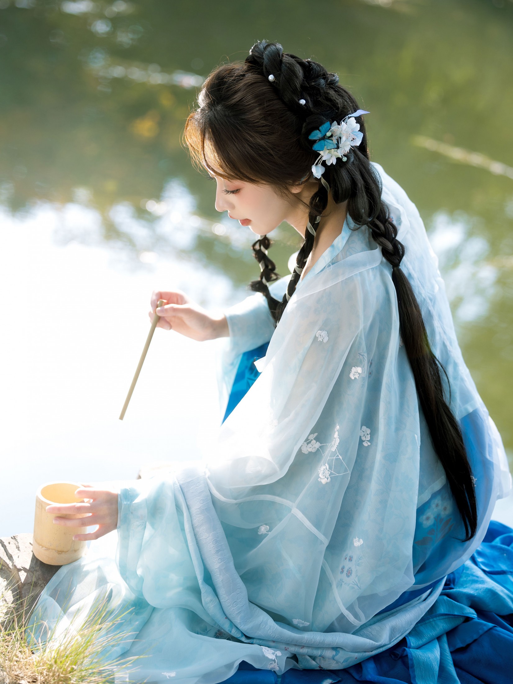 图片[1] - 欢欢 - 《清甜少女汉服外景》[12P] - 机器猫次元 - 机器猫次元