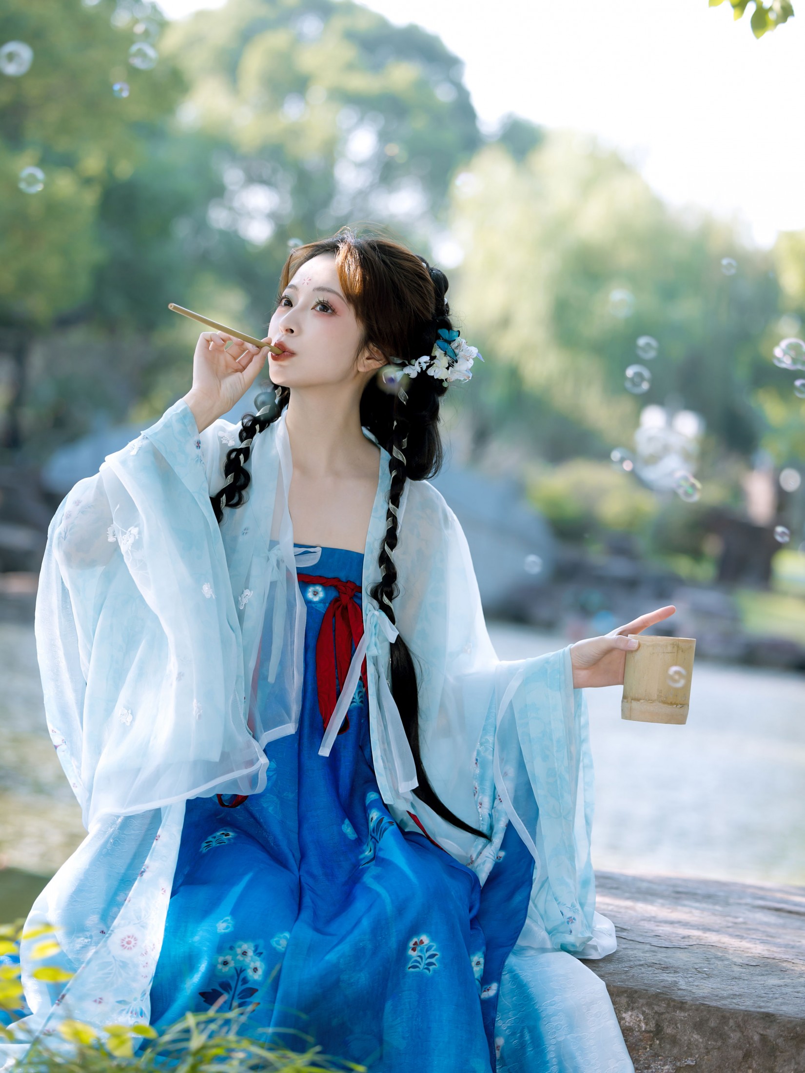 图片[3] - 欢欢 - 《清甜少女汉服外景》[12P] - 机器猫次元 - 机器猫次元