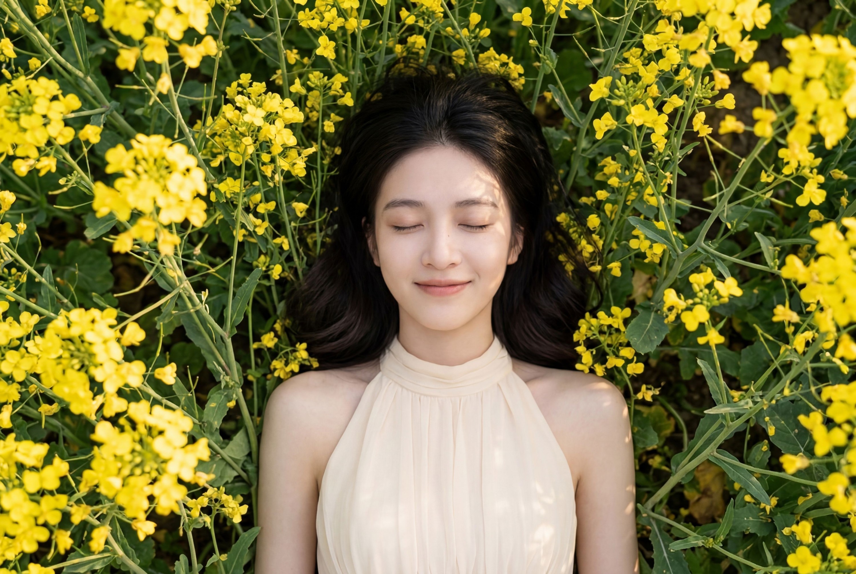 图片[1] - 《油菜花中少女》[10P] - 机器猫次元 - 机器猫次元