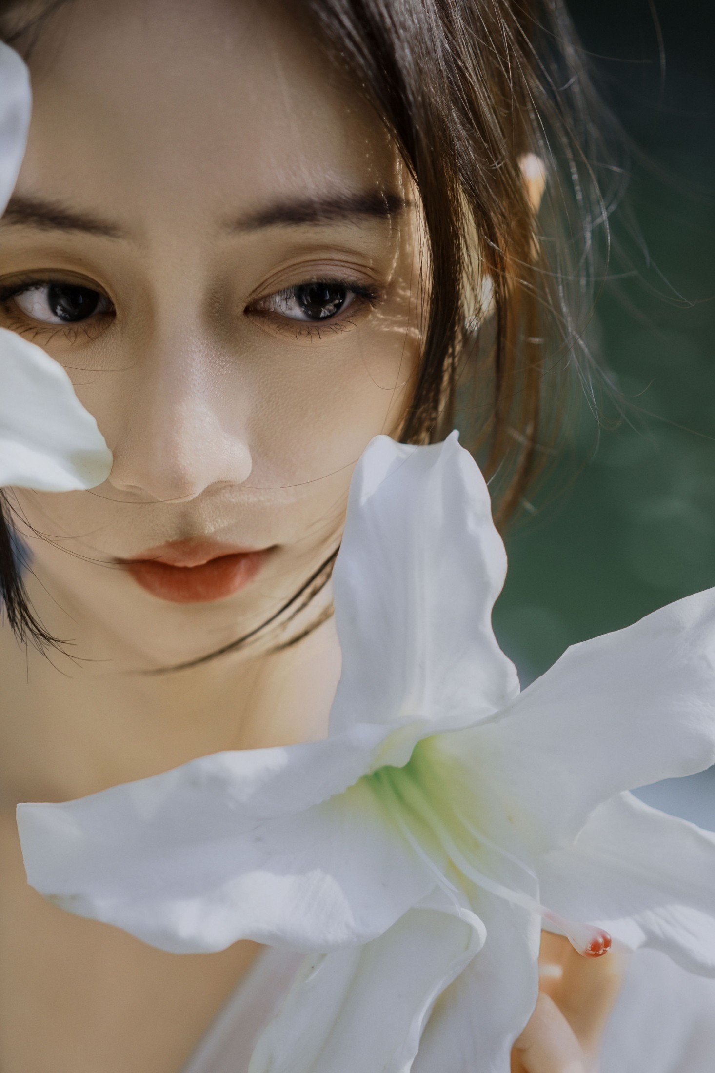 图片[1] - 《素衣清颜，留白成诗》[34P] - 机器猫次元 - 机器猫次元