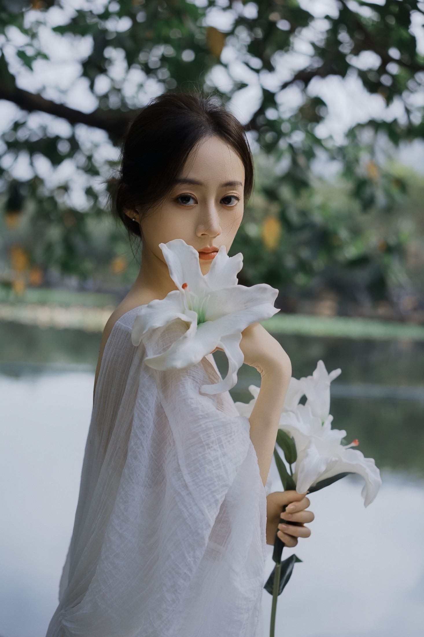 图片[5] - 《素衣清颜，留白成诗》[34P] - 机器猫次元 - 机器猫次元