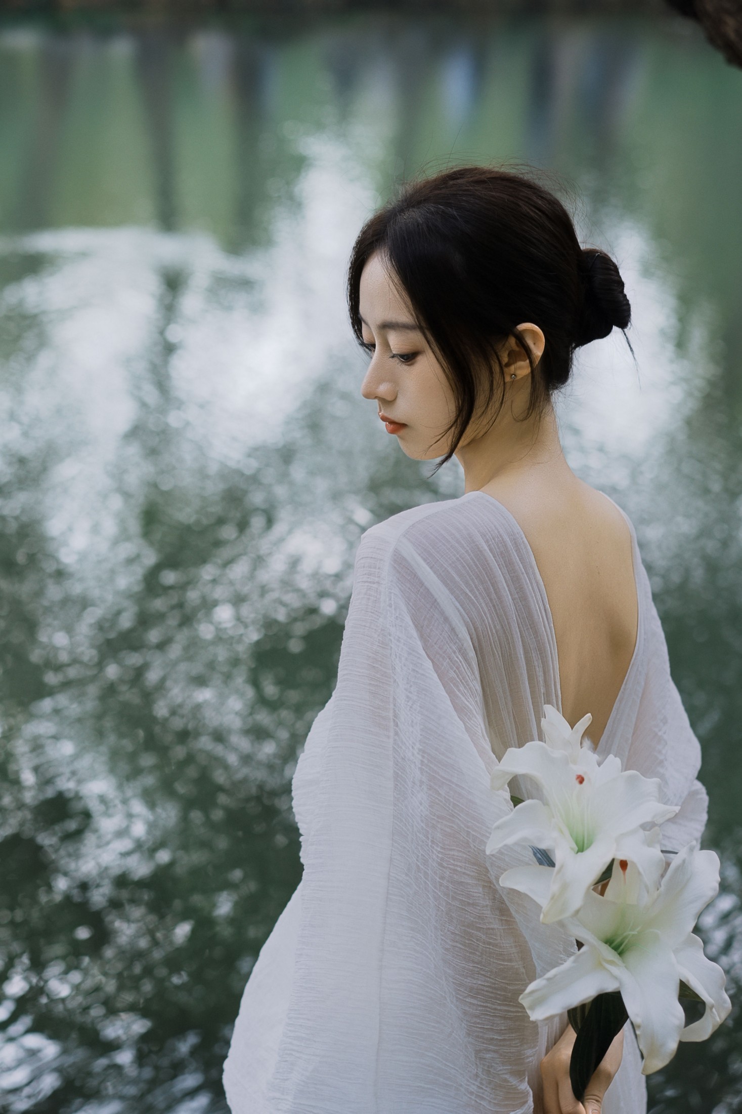 图片[6] - 《素衣清颜，留白成诗》[34P] - 机器猫次元 - 机器猫次元