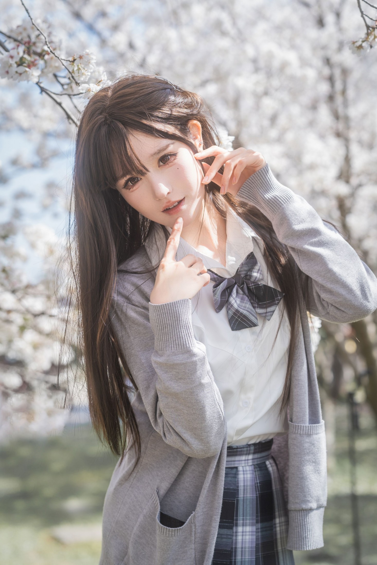图片[1] - 孟程程 - 《樱花JK》[30P] - 机器猫次元 - 机器猫次元