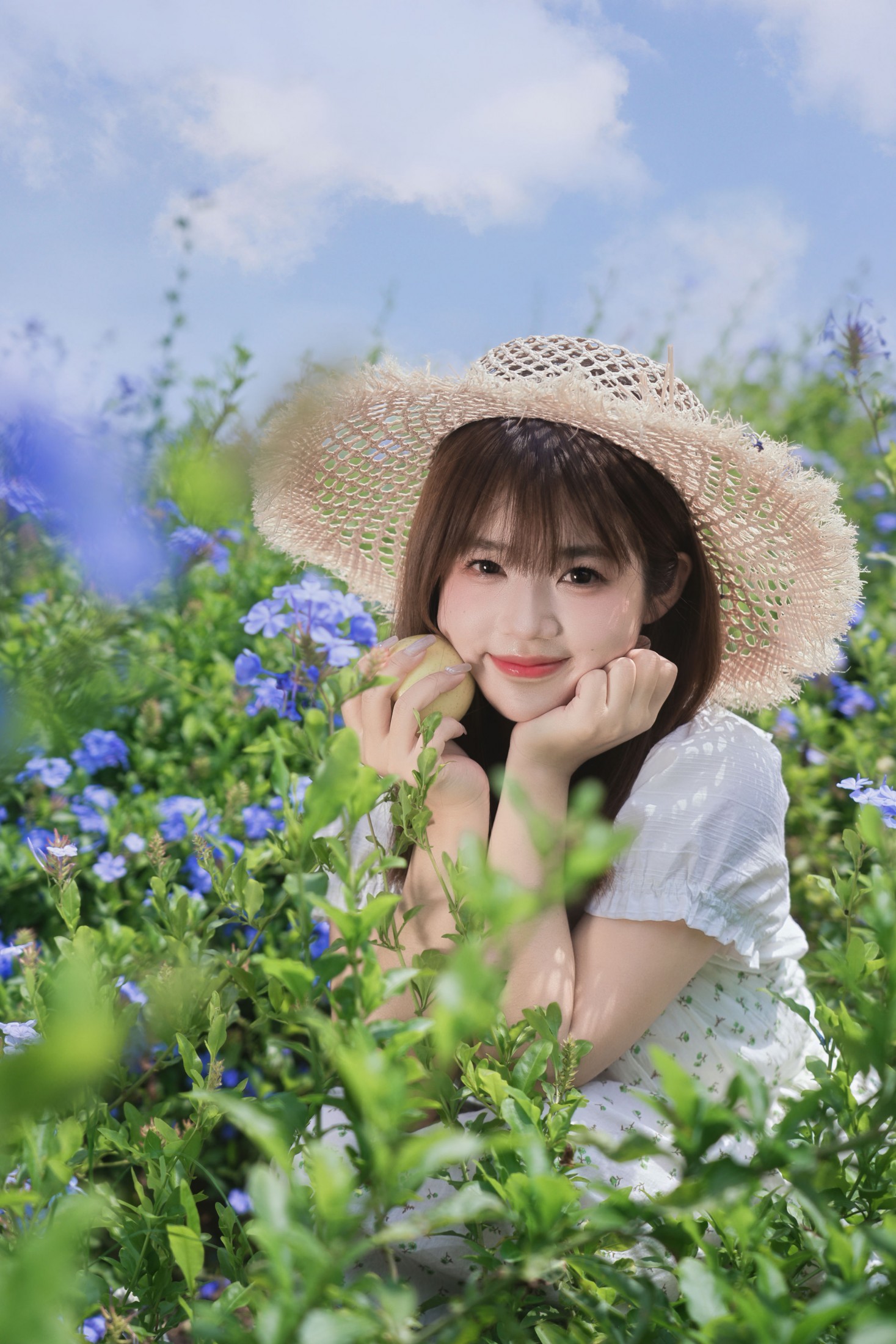 图片[2] - 呆头飞鹅 - 《春日限定蓝花田写真｜把夏天穿在身上》[51P] - 机器猫次元 - 机器猫次元