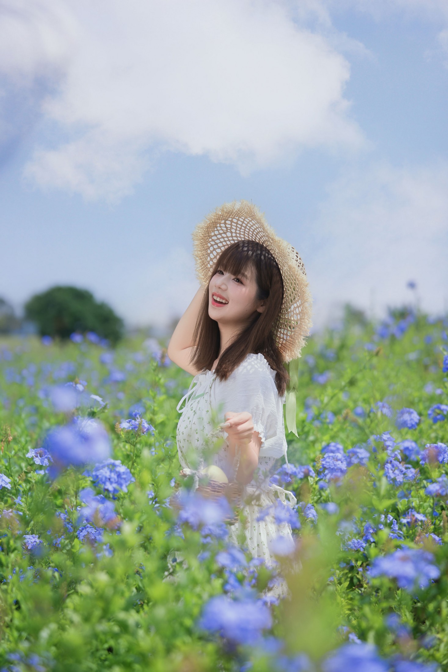 图片[8] - 呆头飞鹅 - 《春日限定蓝花田写真｜把夏天穿在身上》[51P] - 机器猫次元 - 机器猫次元