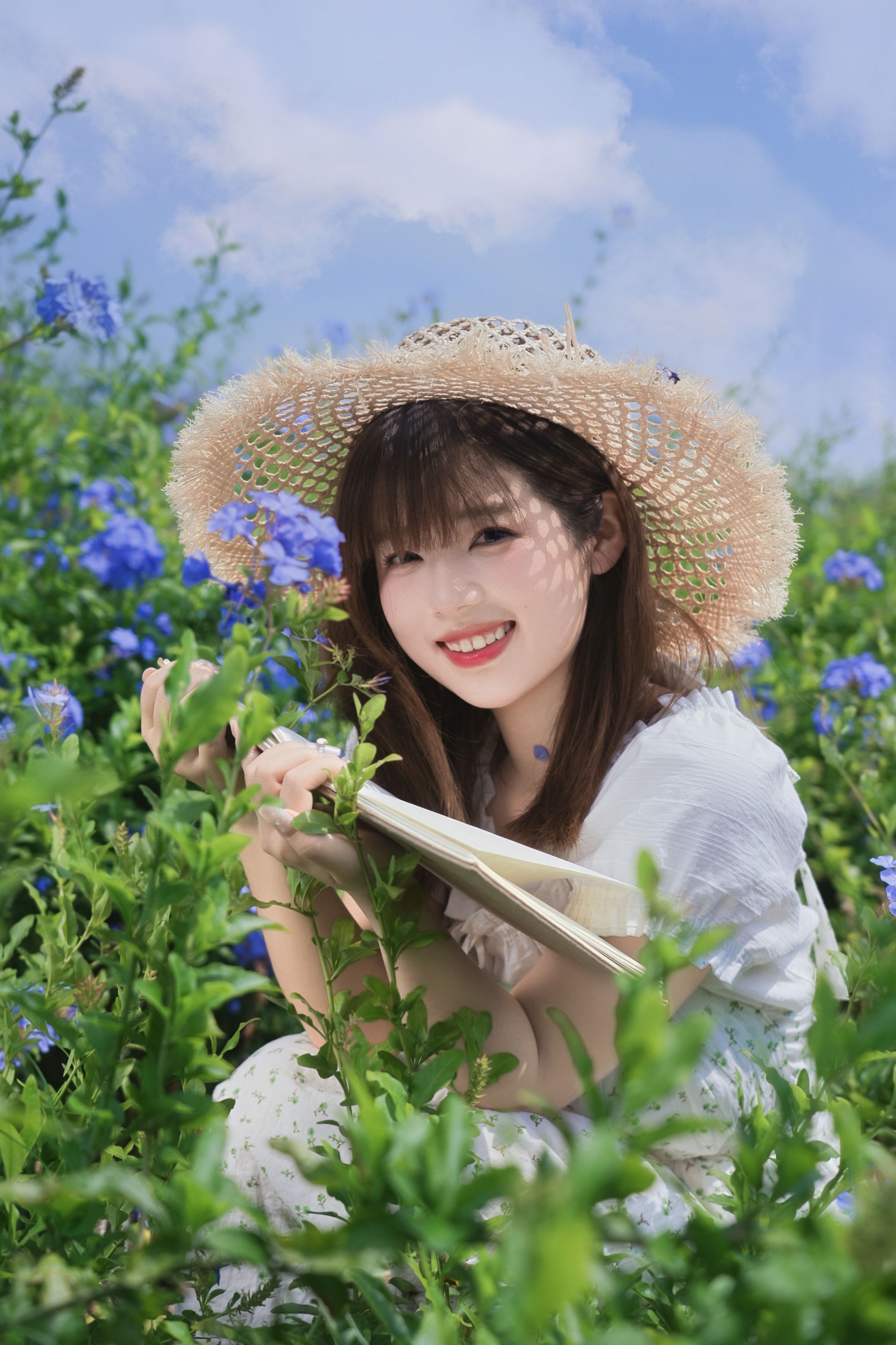 图片[4] - 呆头飞鹅 - 《春日限定蓝花田写真｜把夏天穿在身上》[51P] - 机器猫次元 - 机器猫次元