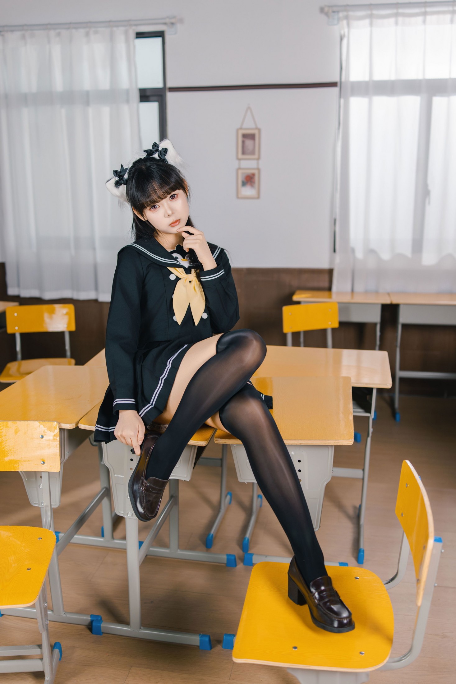 图片[5] - 呱呱大帝 - 《黑的JK》[21P] - 机器猫次元 - 机器猫次元