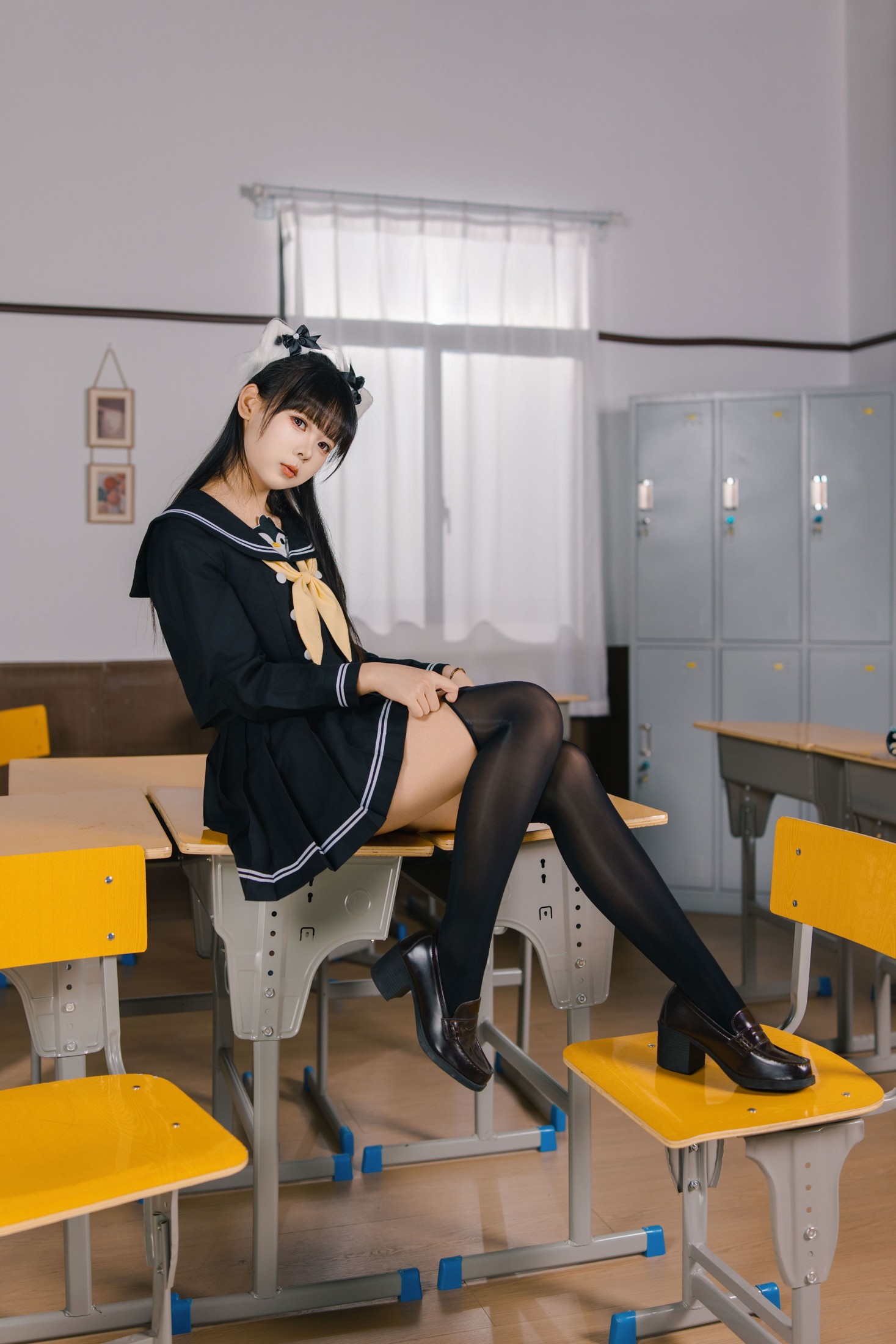 图片[6] - 呱呱大帝 - 《黑的JK》[21P] - 机器猫次元 - 机器猫次元