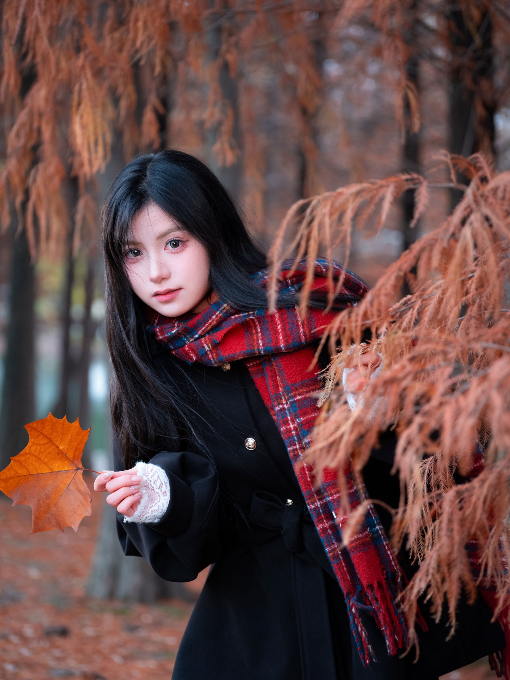 图片[2] - 西西驾到（模特版） - 《红枫人像》[14P] - 机器猫次元 - 机器猫次元
