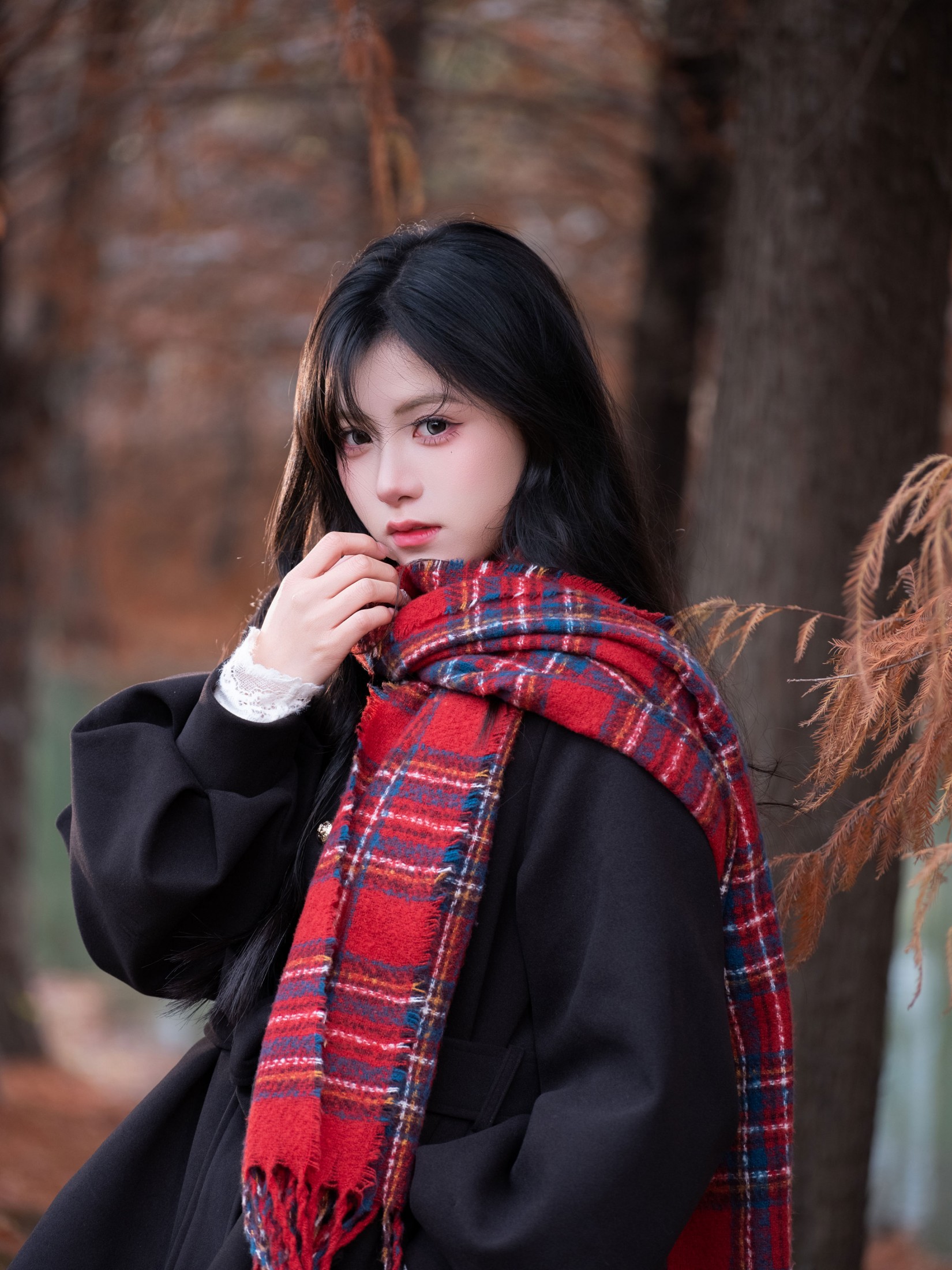 图片[5] - 西西驾到（模特版） - 《红枫人像》[14P] - 机器猫次元 - 机器猫次元