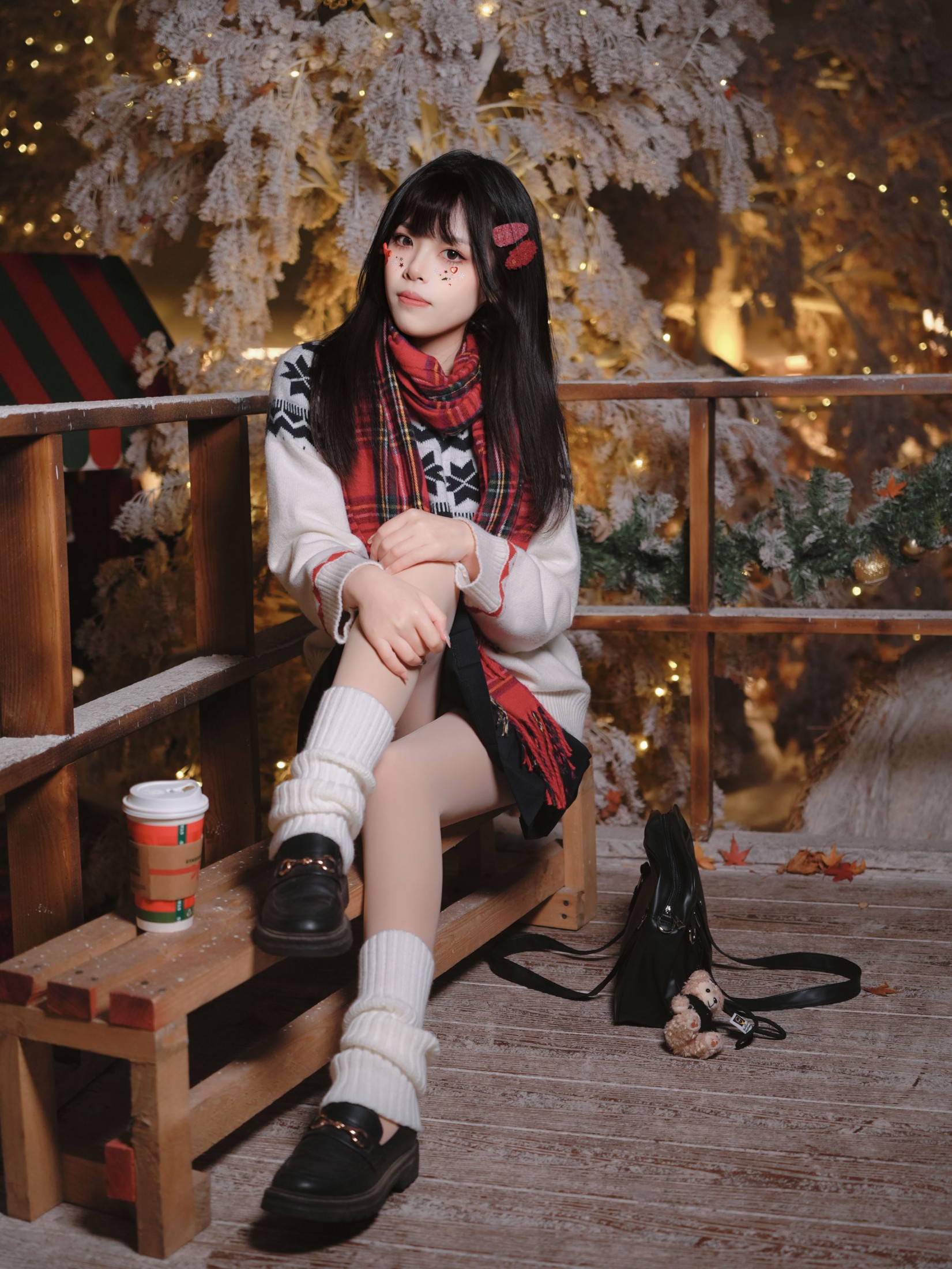 图片[1] - 西柚子 - 《圣诞jk》[27P] - 机器猫次元 - 机器猫次元