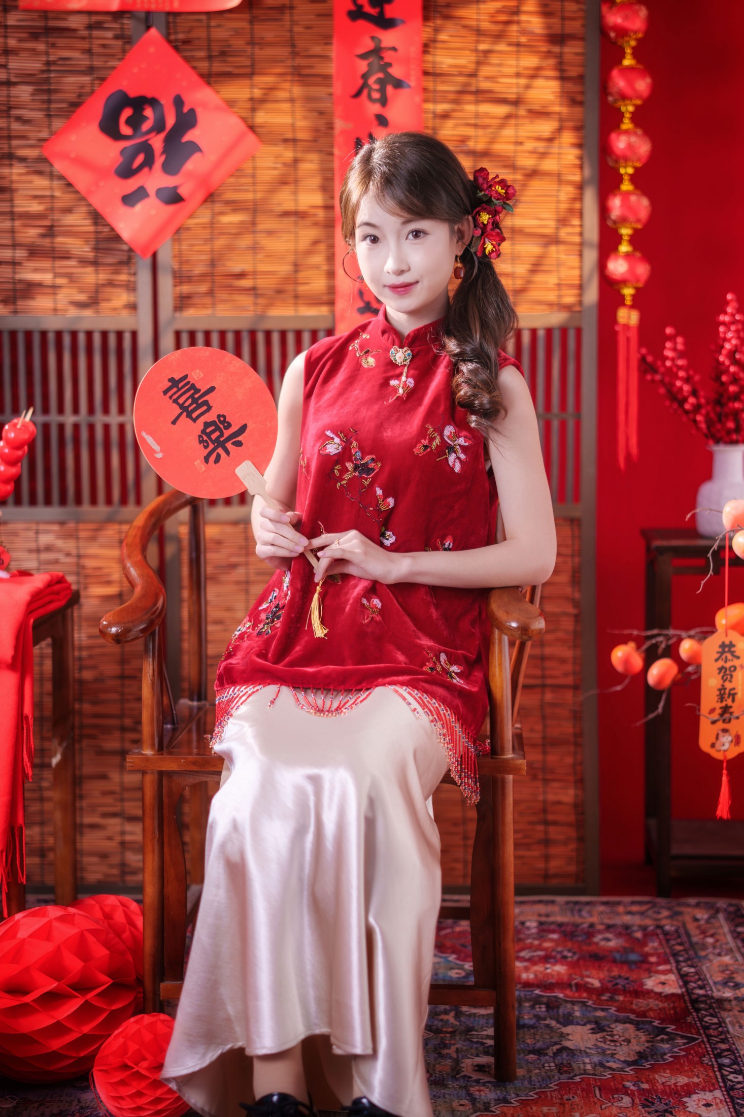 图片[7] - 小邱 - 《新年红衣女少女》[12P] - 机器猫次元 - 机器猫次元