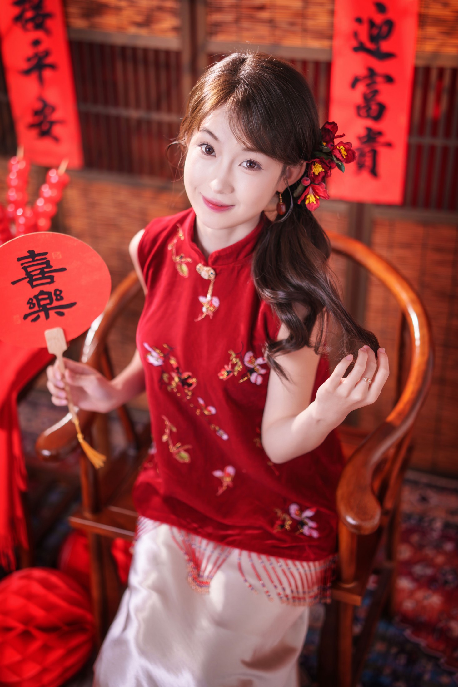 图片[6] - 小邱 - 《新年红衣女少女》[12P] - 机器猫次元 - 机器猫次元