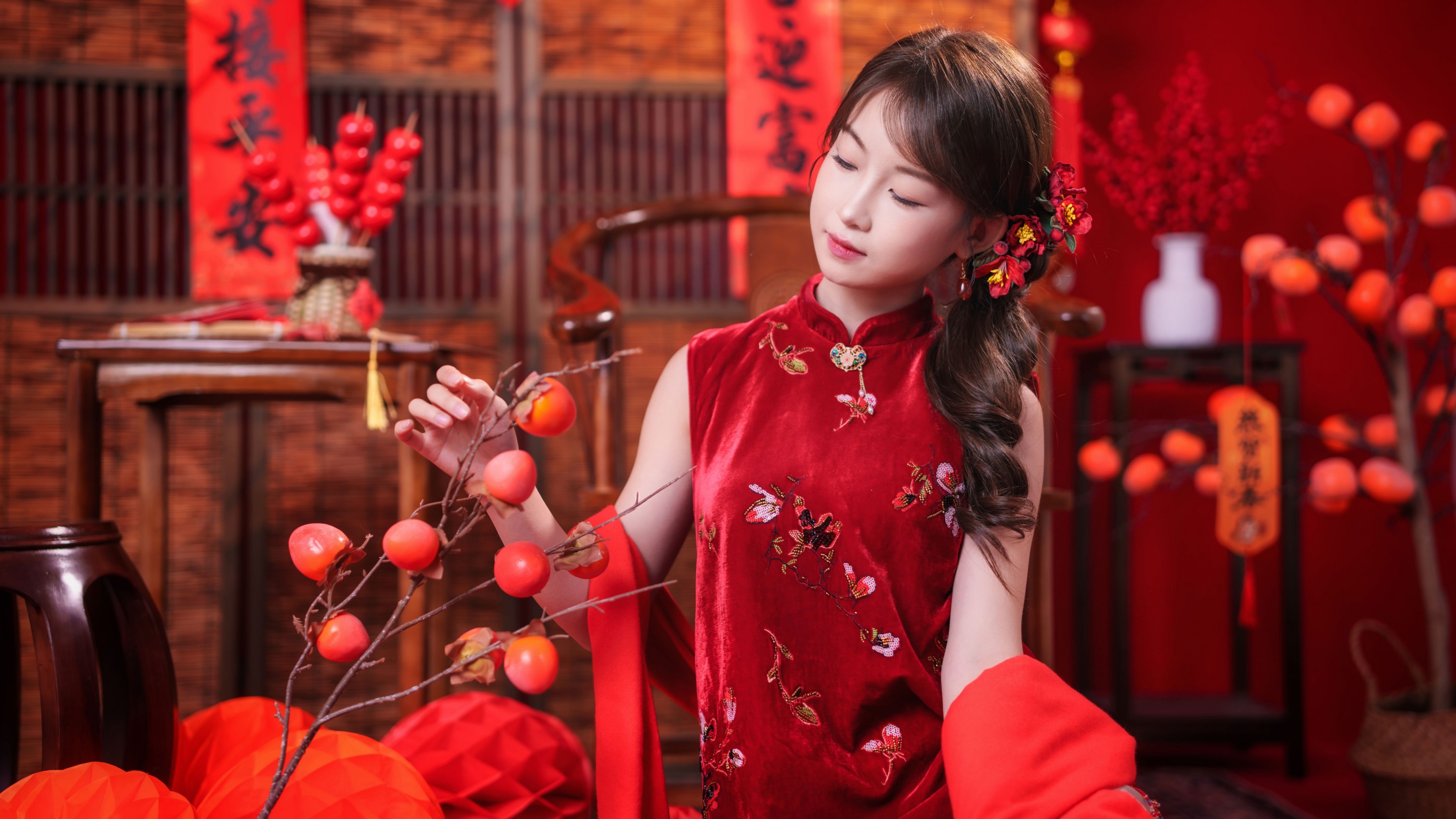 图片[8] - 小邱 - 《新年红衣女少女》[12P] - 机器猫次元 - 机器猫次元