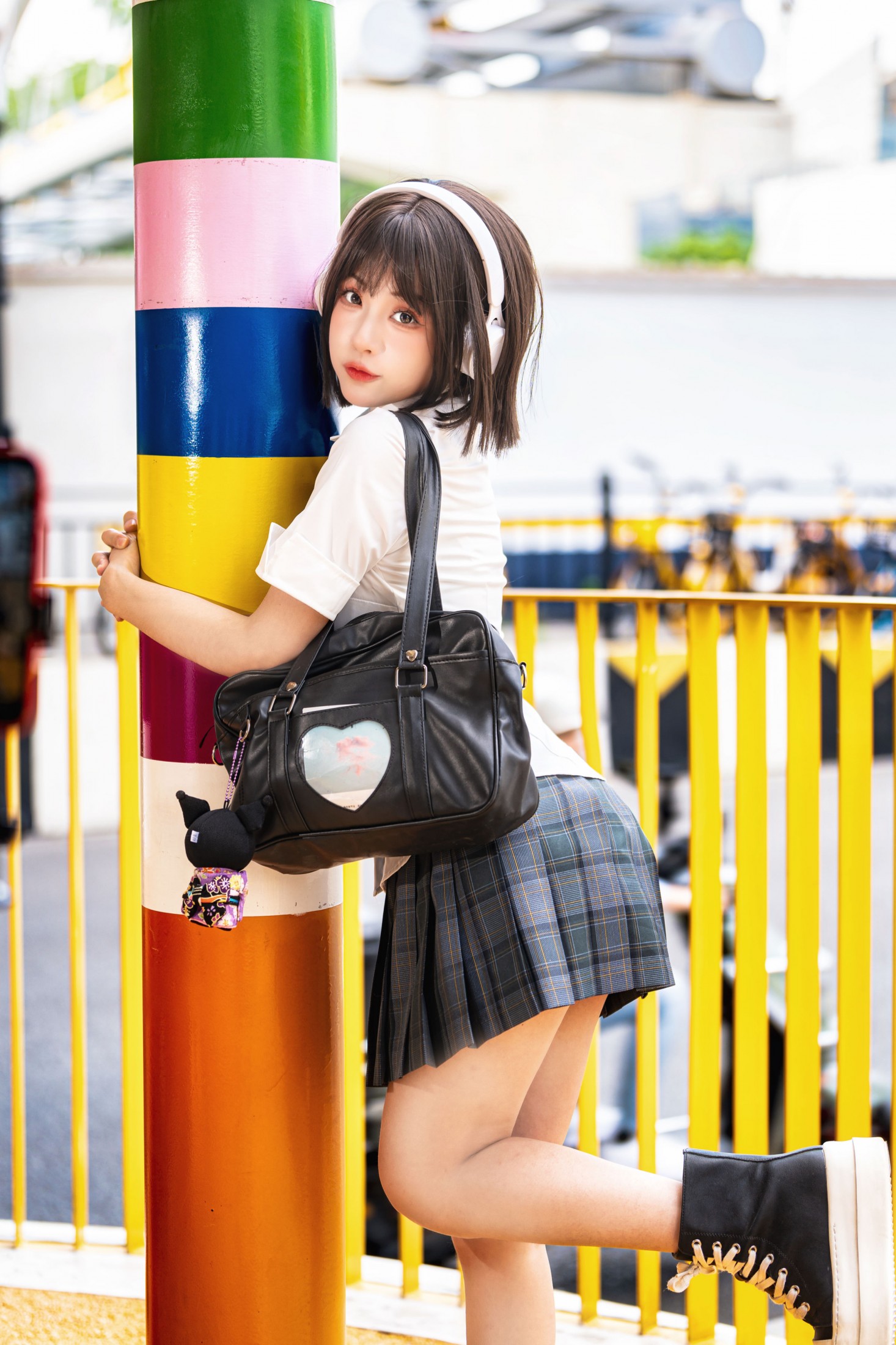 图片[8] - 猫猫CC不炸毛 - 《JK少女》[16P] - 机器猫次元 - 机器猫次元